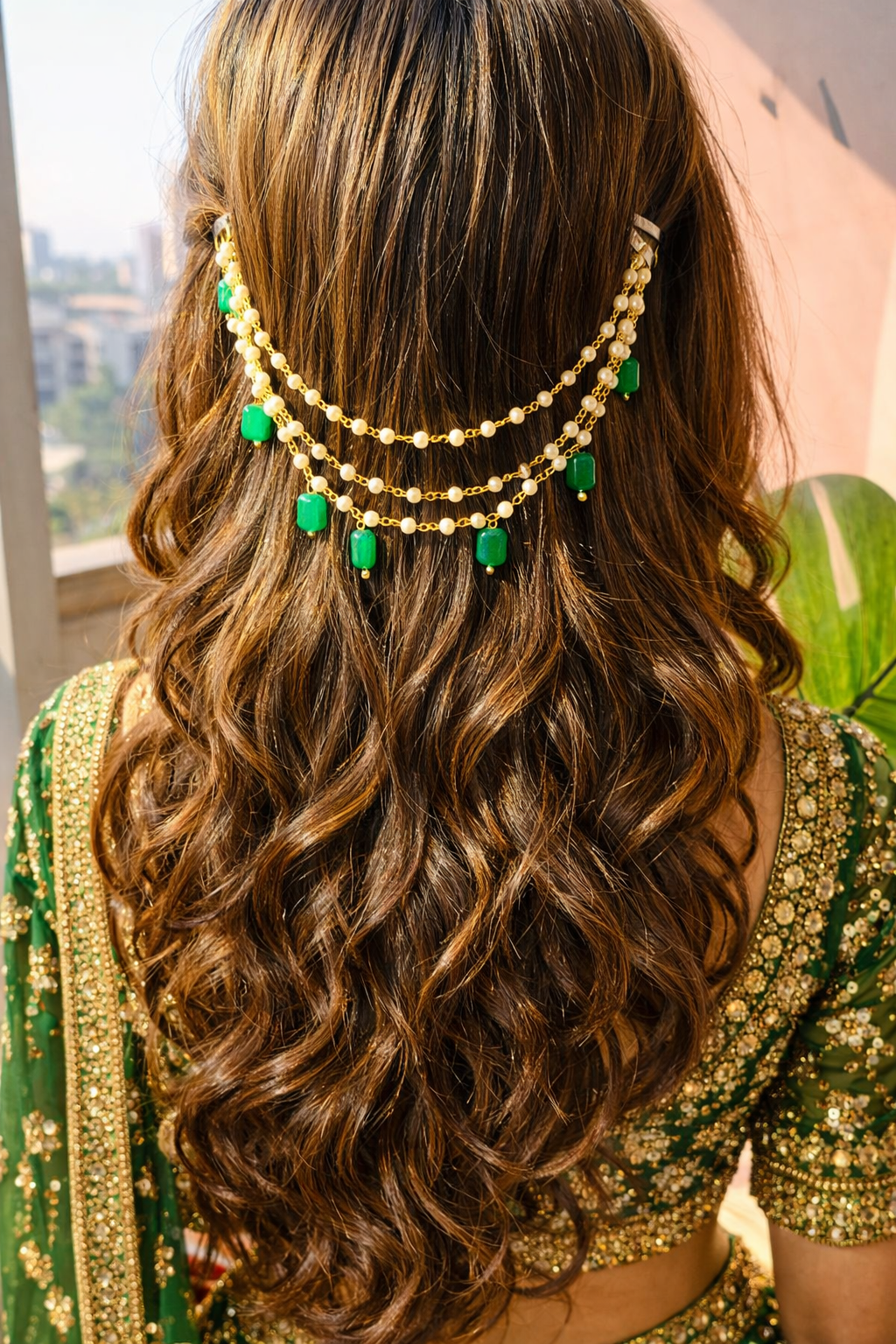 Piyusha Pearl HairChain
