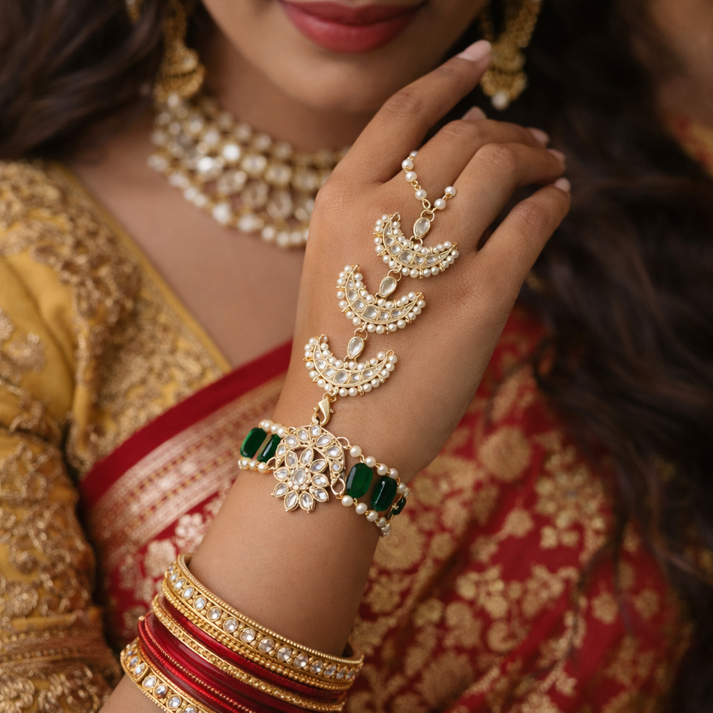 AAFIA - 2 Way Versatile Green HaathPanja