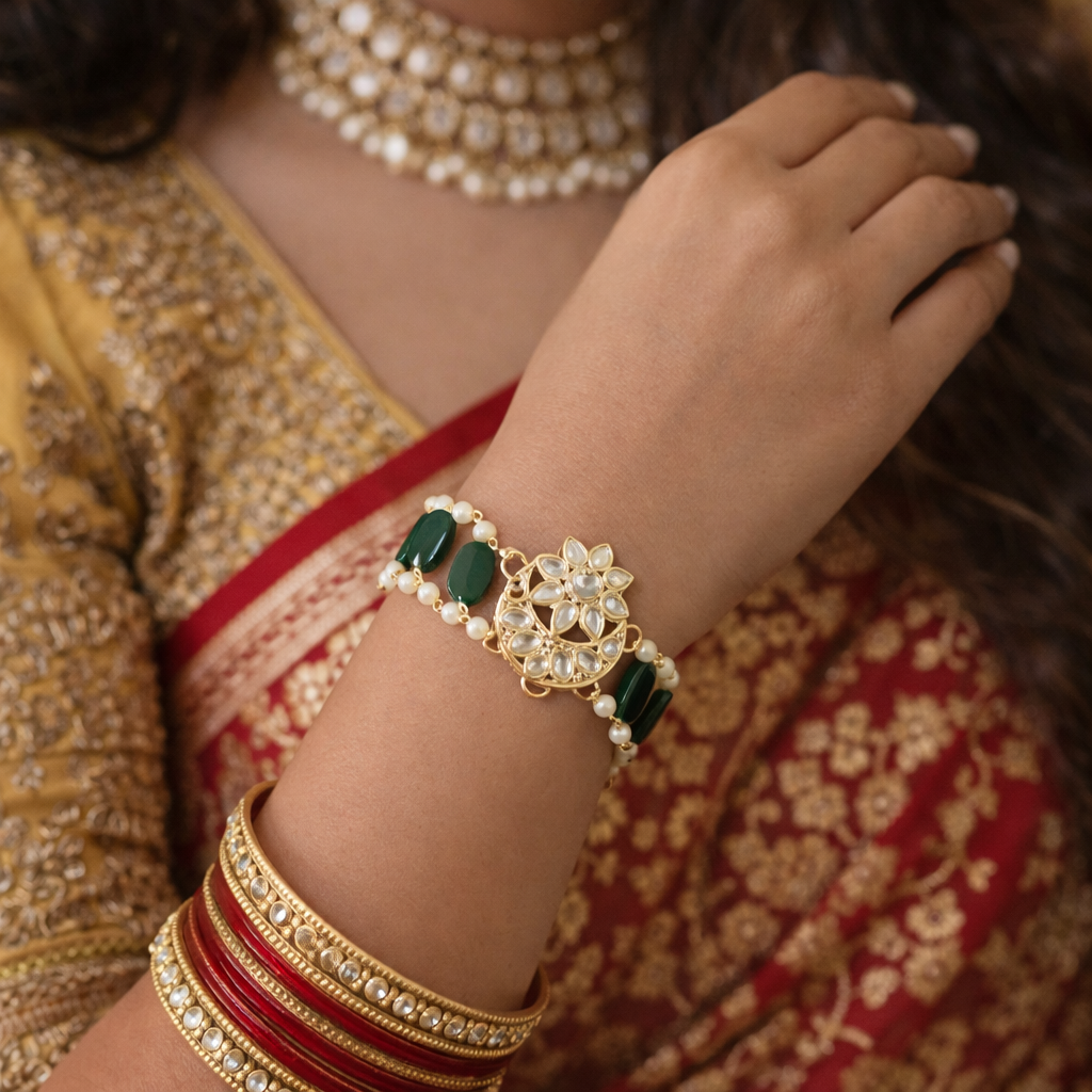 AAFIA - 2 Way Versatile Green HaathPanja