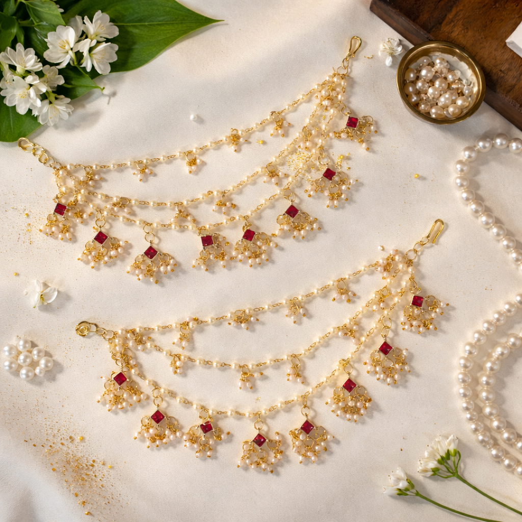 Prashi Pink EarChain