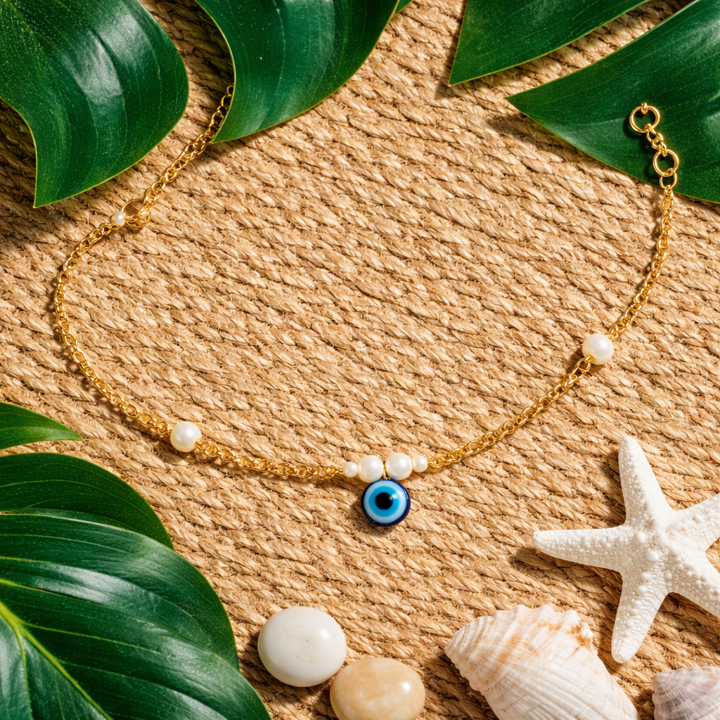 Skylar Evil Eye Anklet