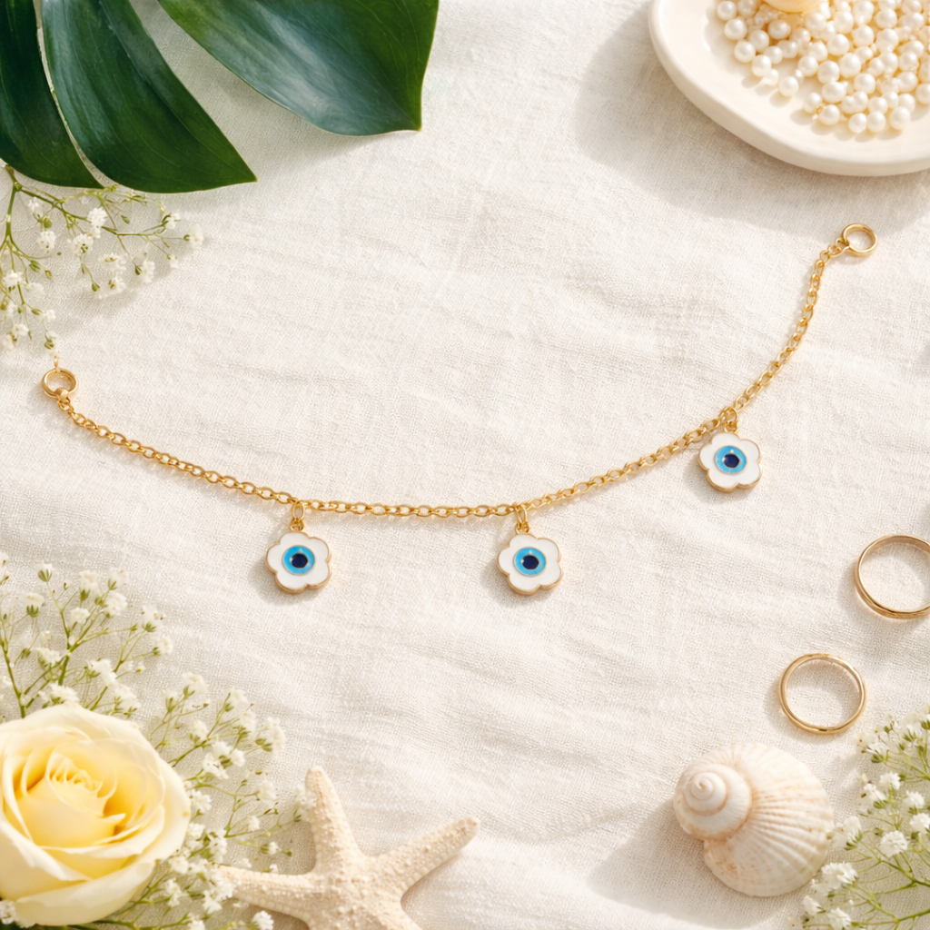 Glam Up Evil Eye Anklet