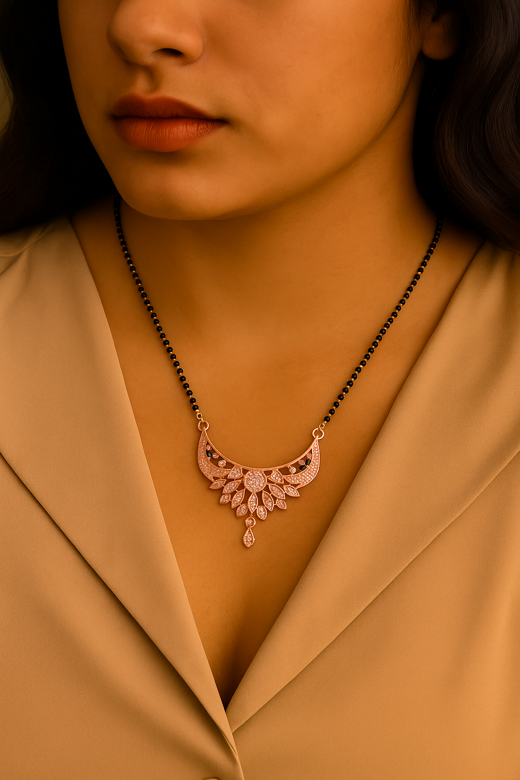 Sannika – Ethnic Gold-Tone Mangalsutra