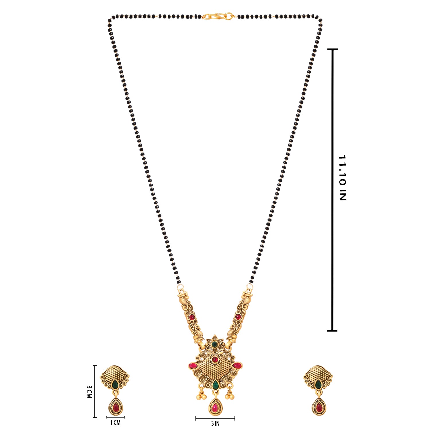 Ishvi – Temple Design Mangalsutra for a Timeless Look