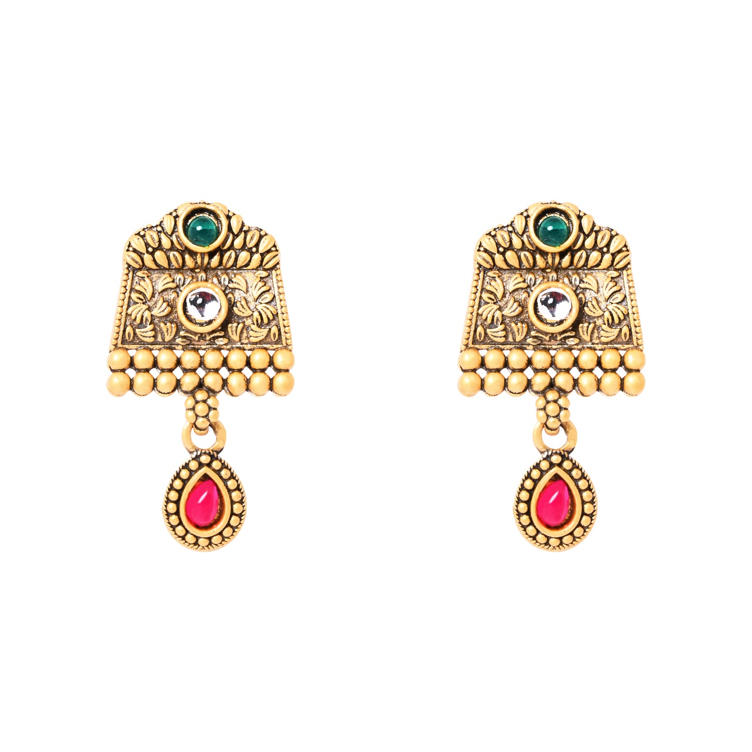 Eshitha– Vibrant Mangalsutra with Color Bead Details