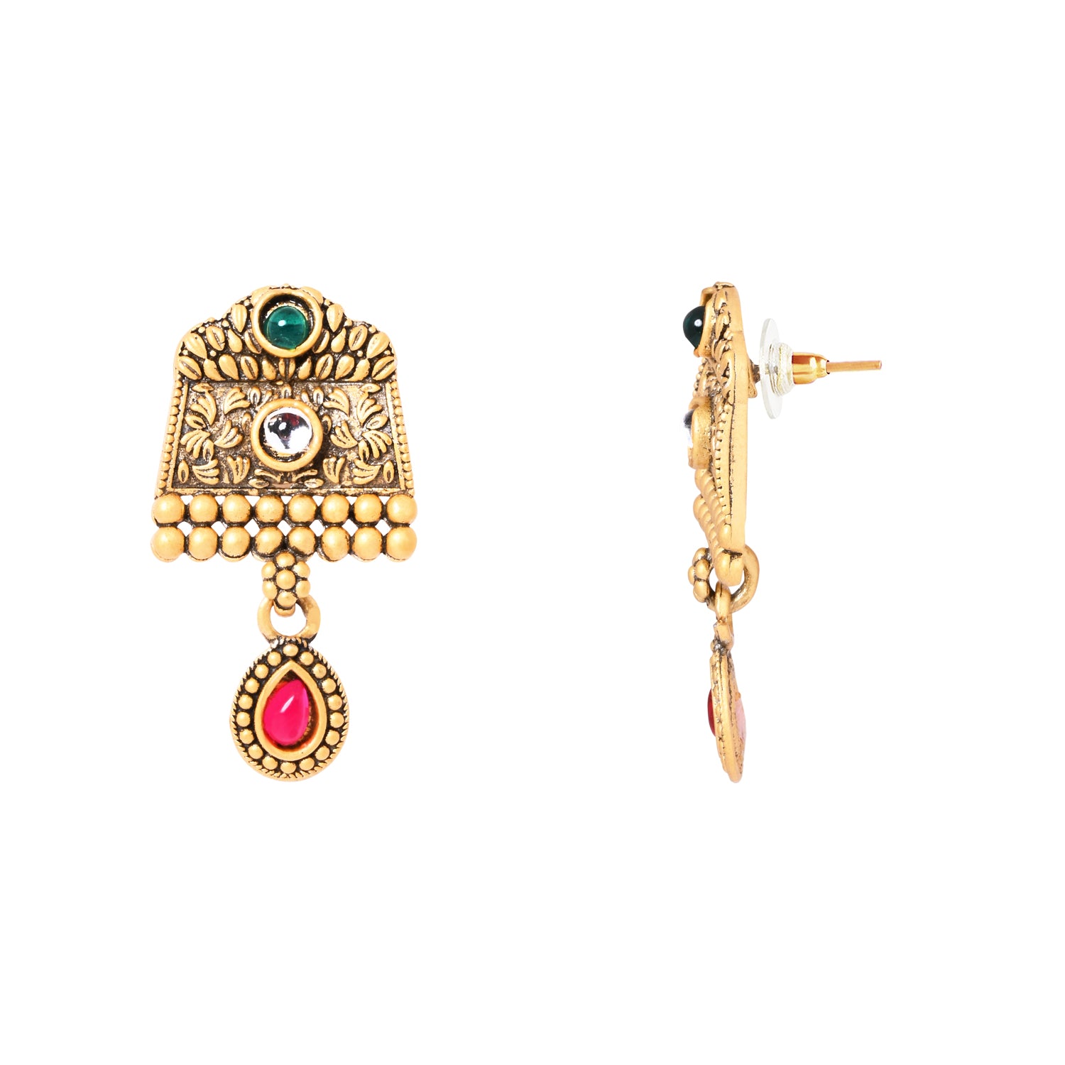 Eshitha– Vibrant Mangalsutra with Color Bead Details