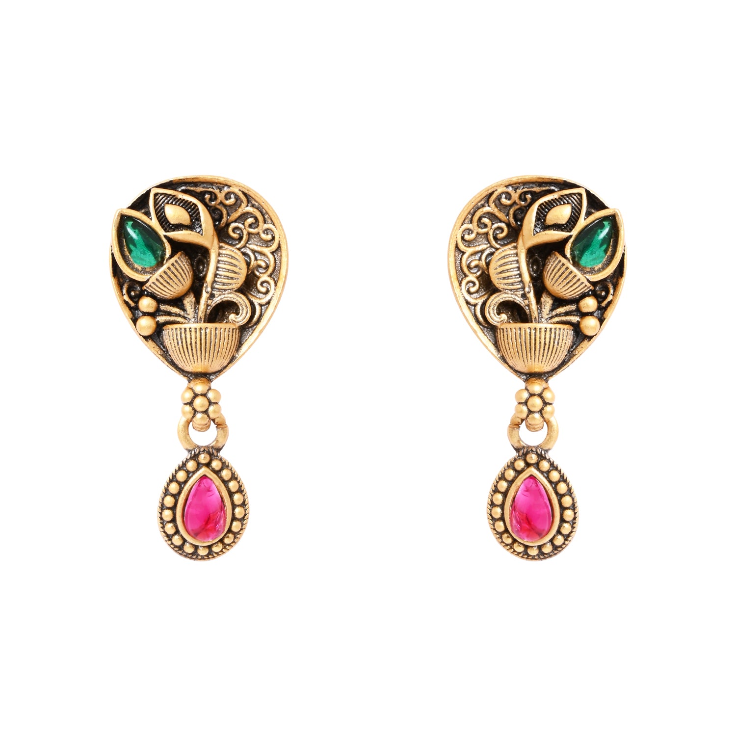 Veya – Daily Wear Mangalsutra with Red Drop Accent