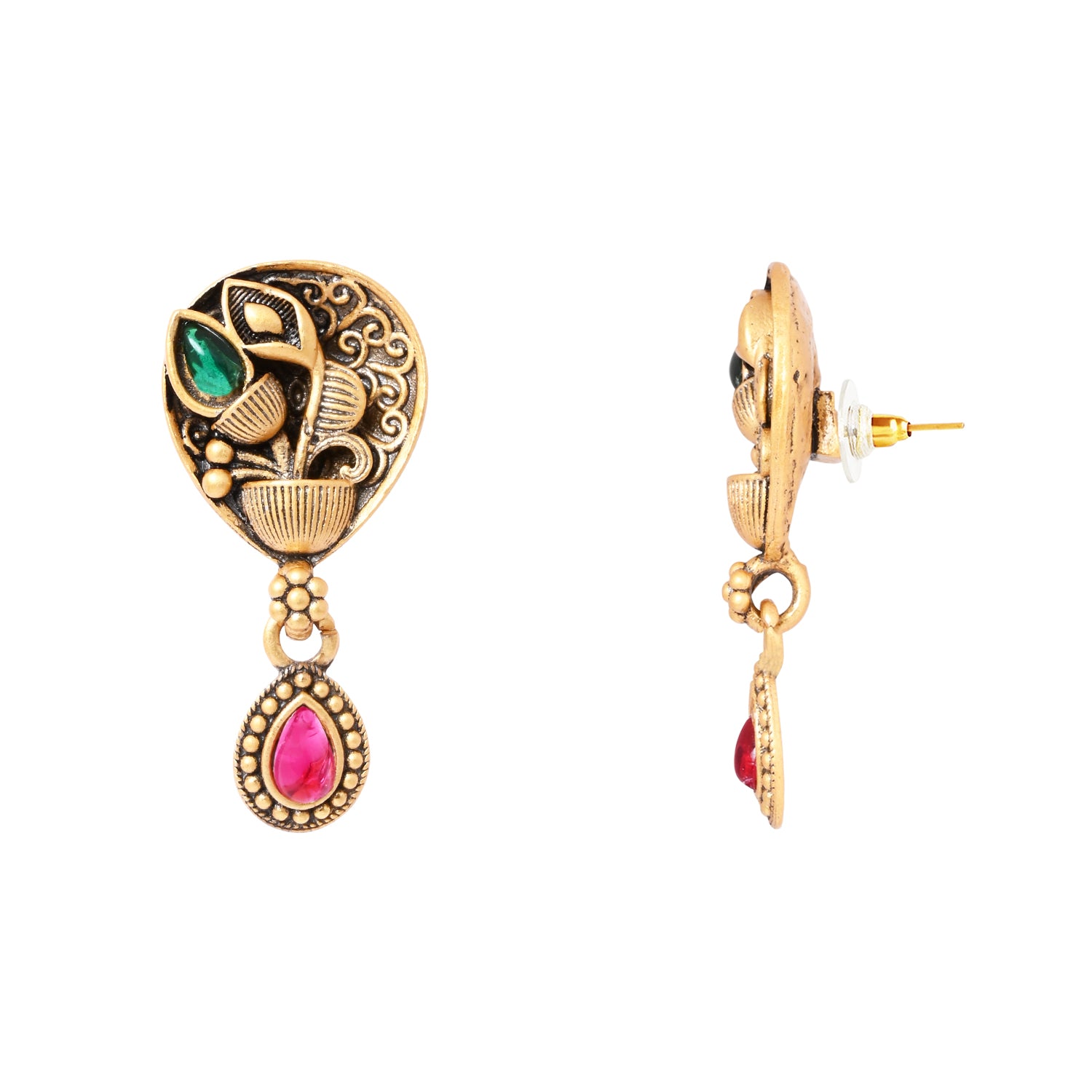 Veya – Daily Wear Mangalsutra with Red Drop Accent