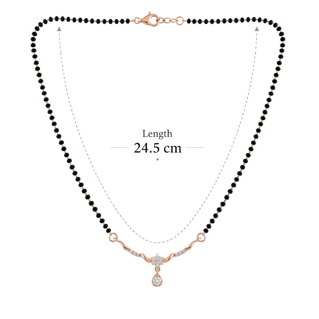 Prisha Rose Gold Mangalsutra