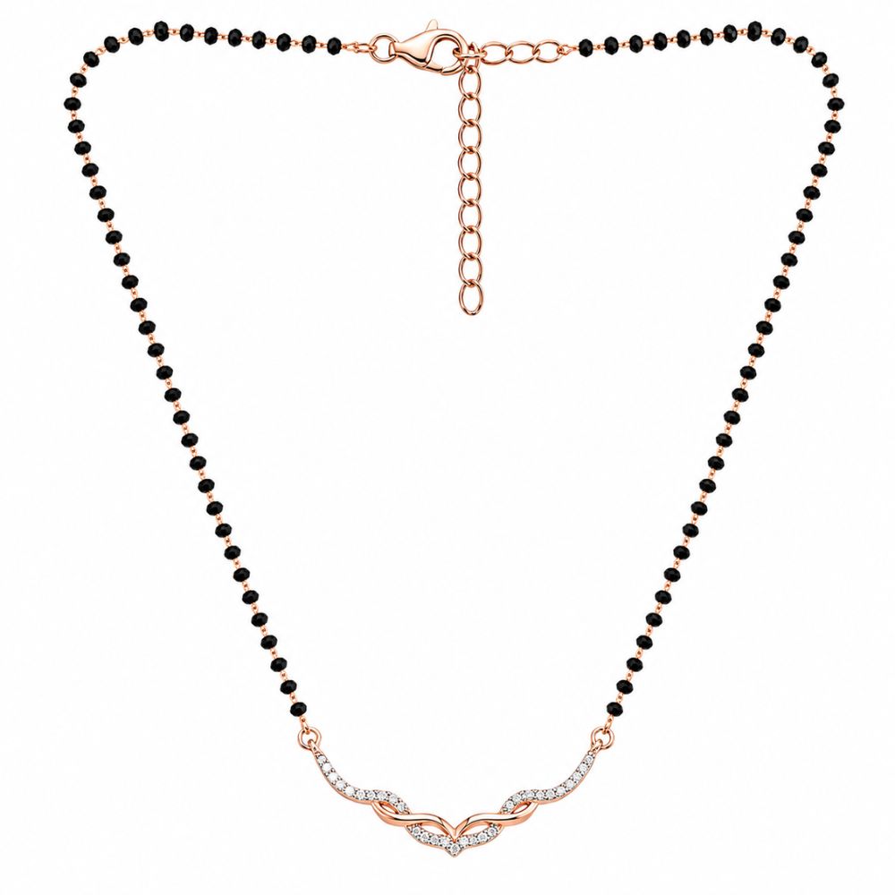 Vedika- Rose Gold Minimal Mangalsutra
