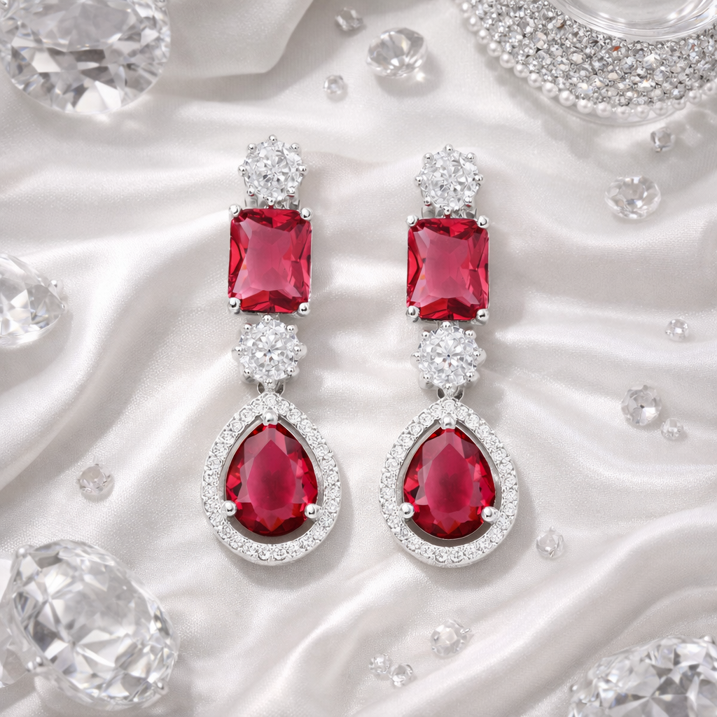 Saiee Ruby Earrings