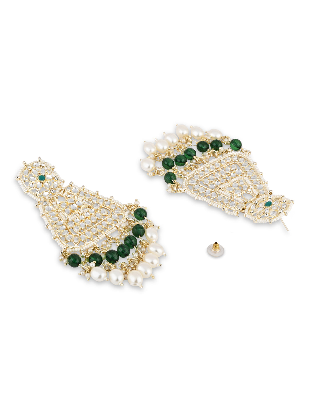 Shesha Green Earrings