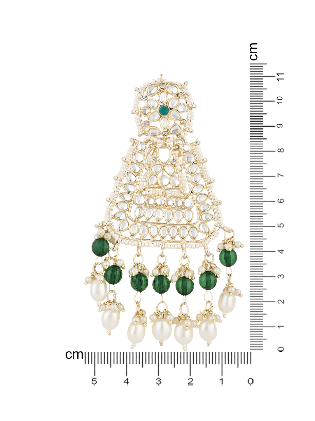 Shesha Green Earrings