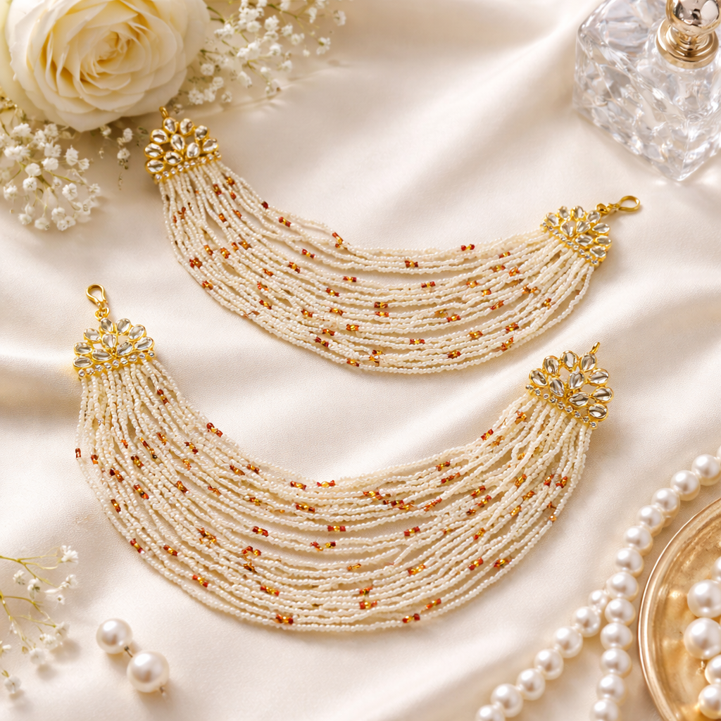 PRALAMBIKA Maroon Earrings