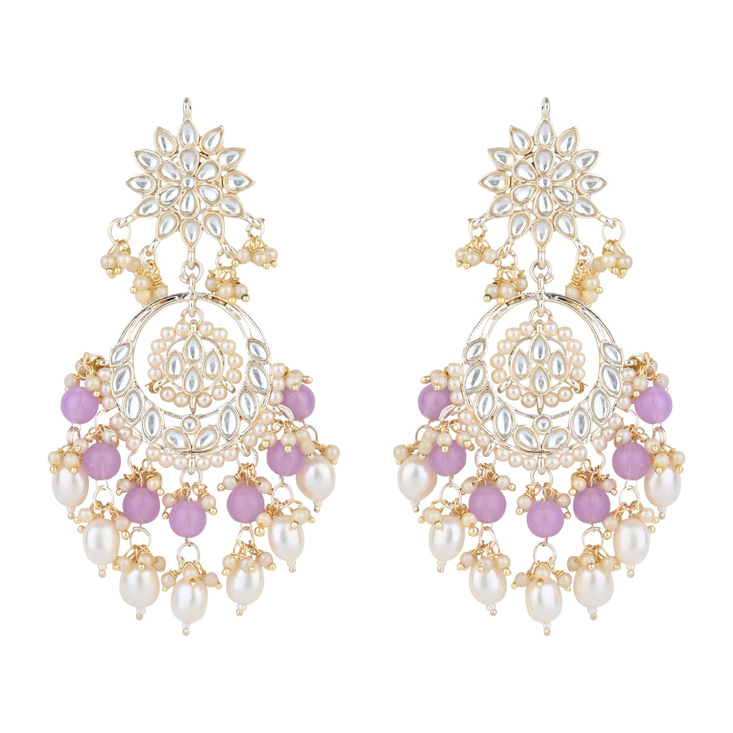 Aanya Purple Chandbalis