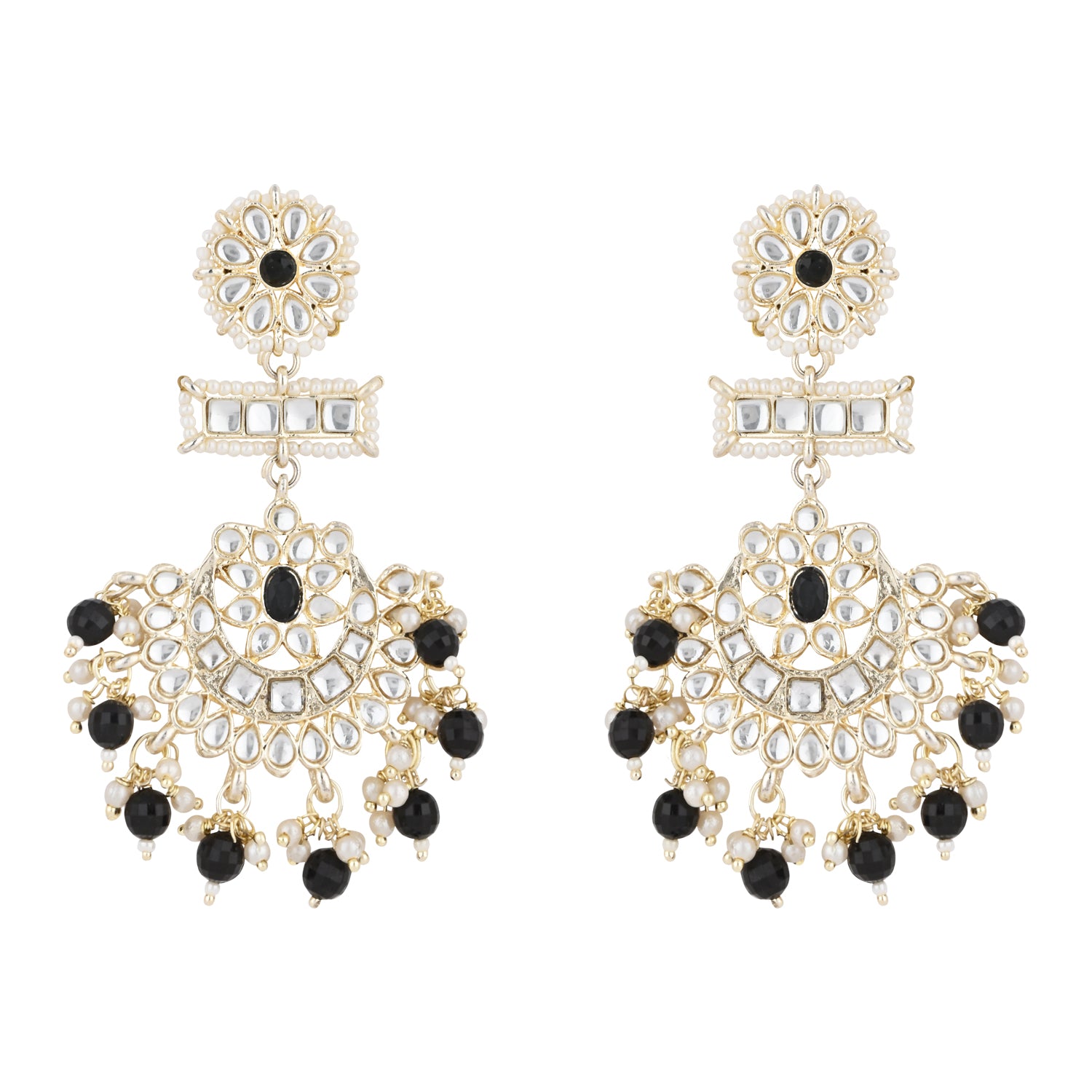 Sonam Black Earrings