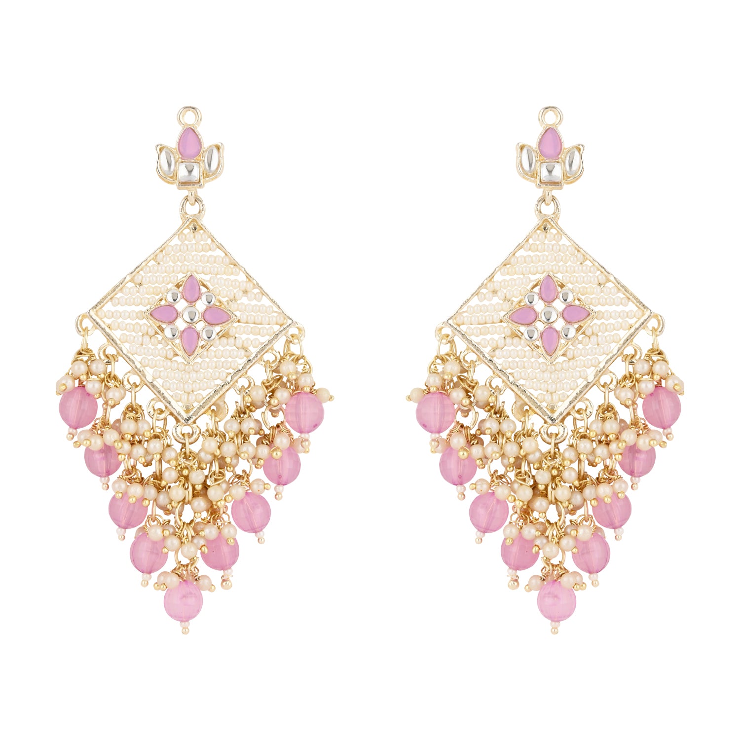 Mysha Purple Earrings