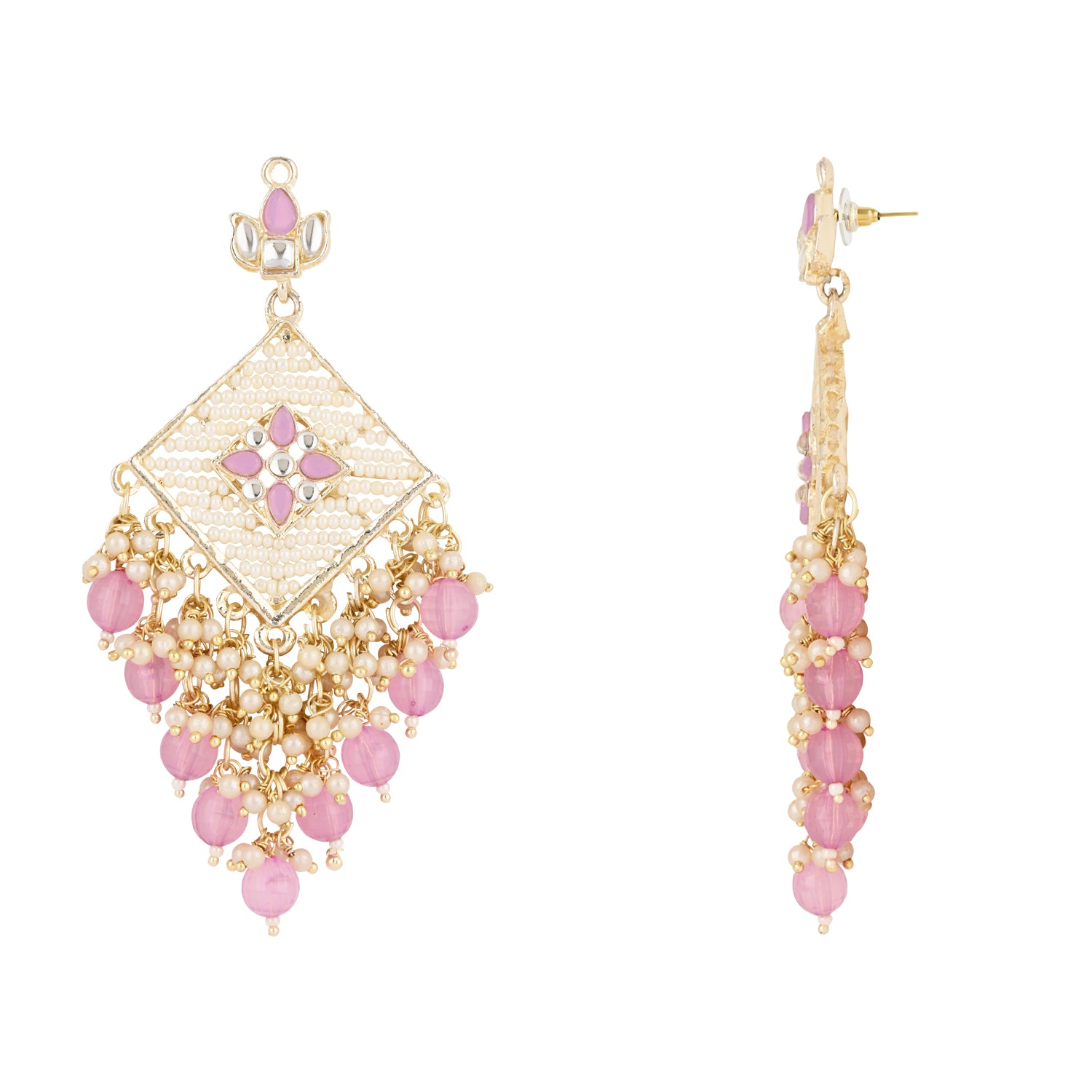 Mysha Purple Earrings