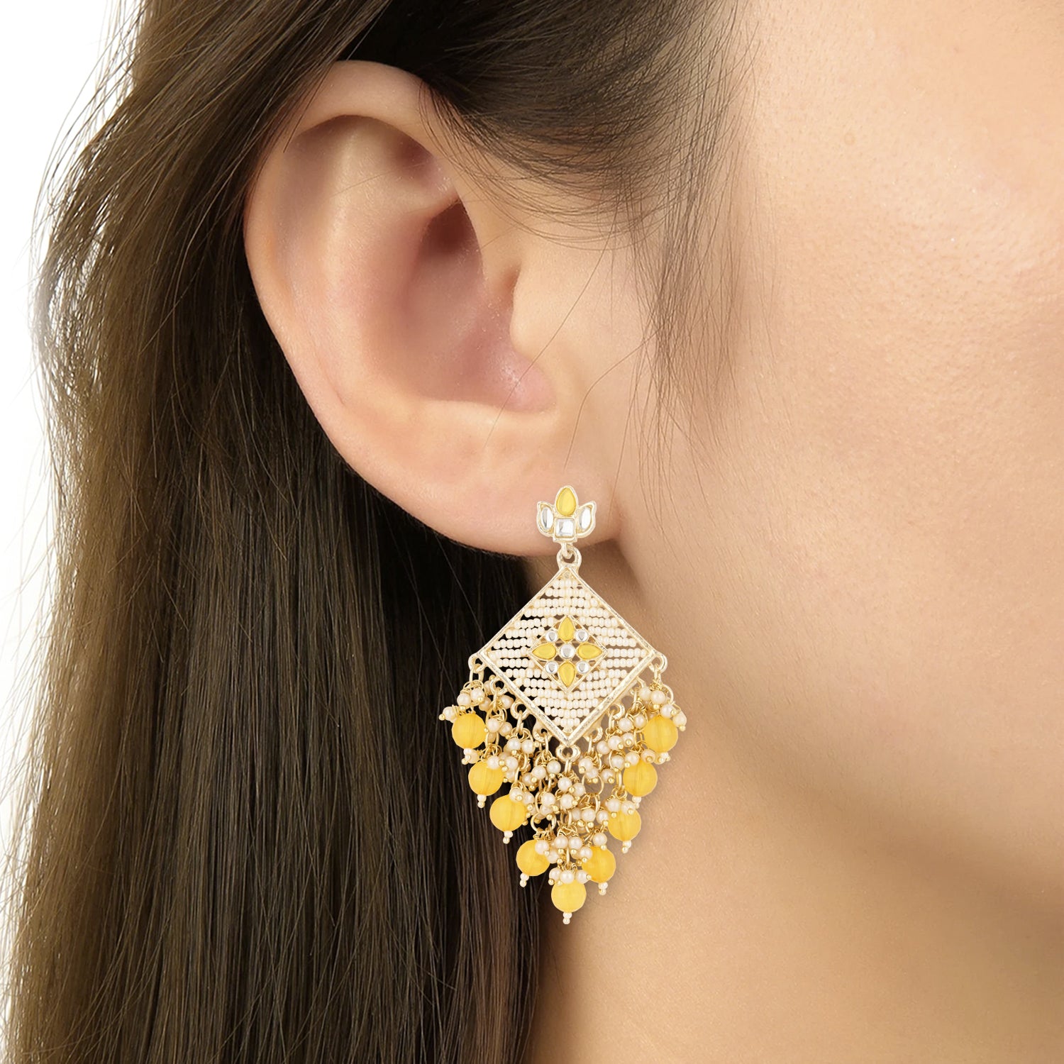 Mysha Yellow Earrings
