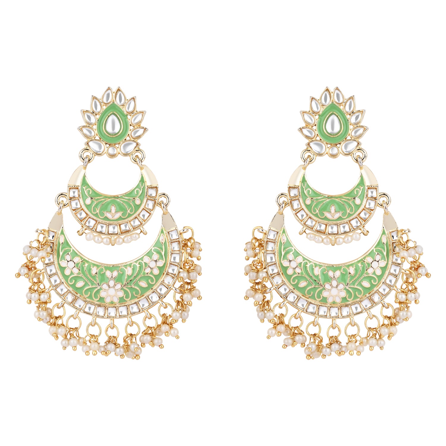 Mumtaz Mint Earrings