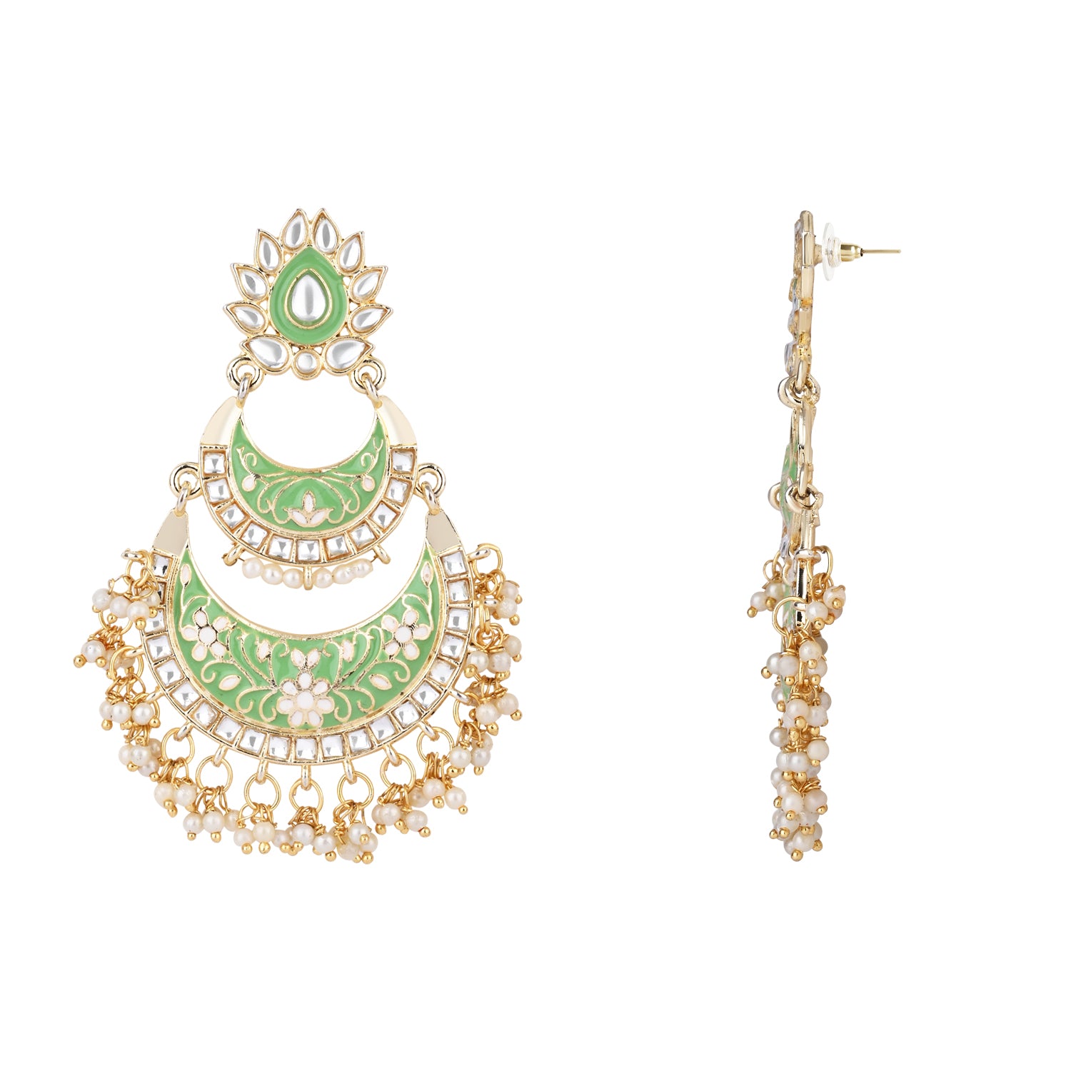 Mumtaz Mint Earrings