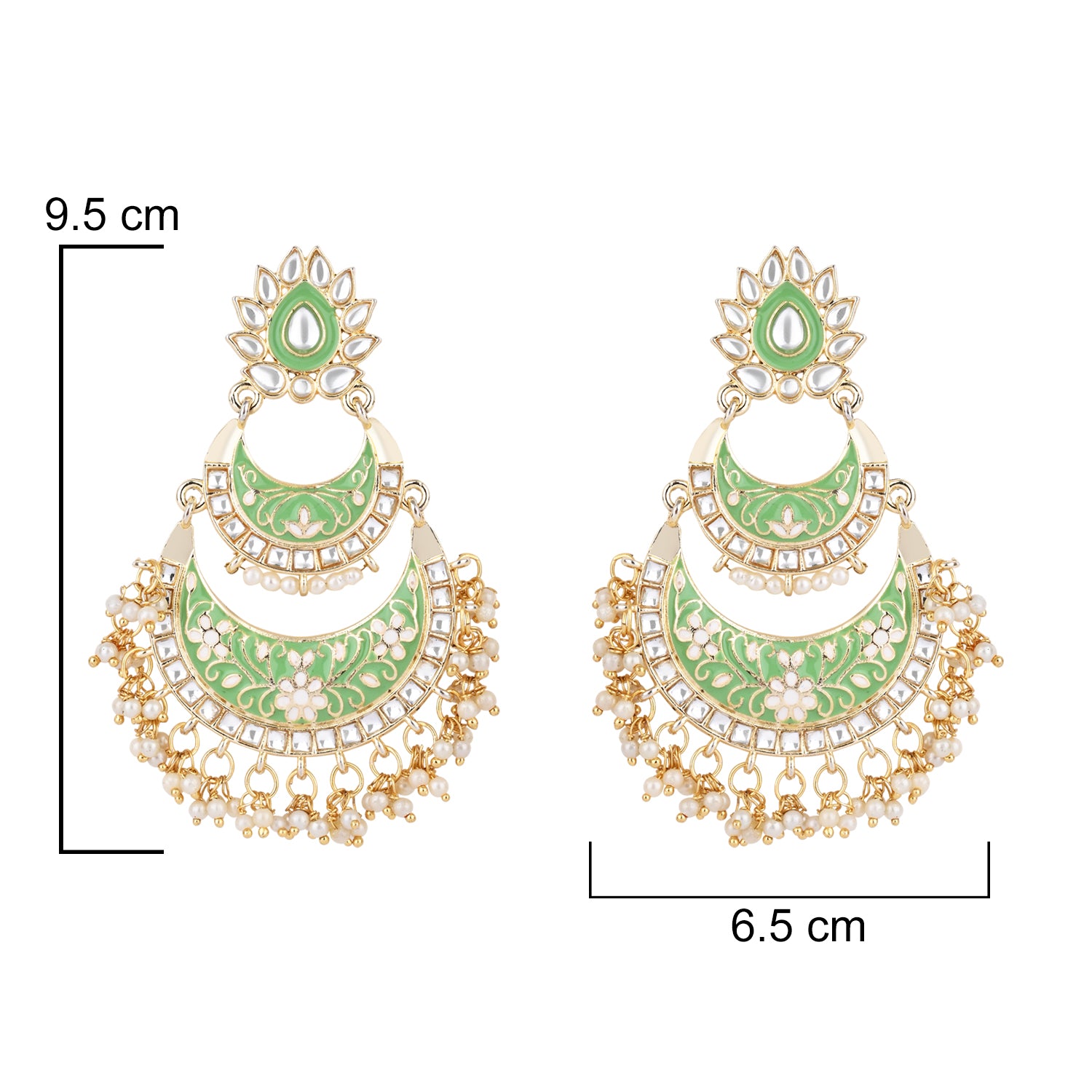 Mumtaz Mint Earrings