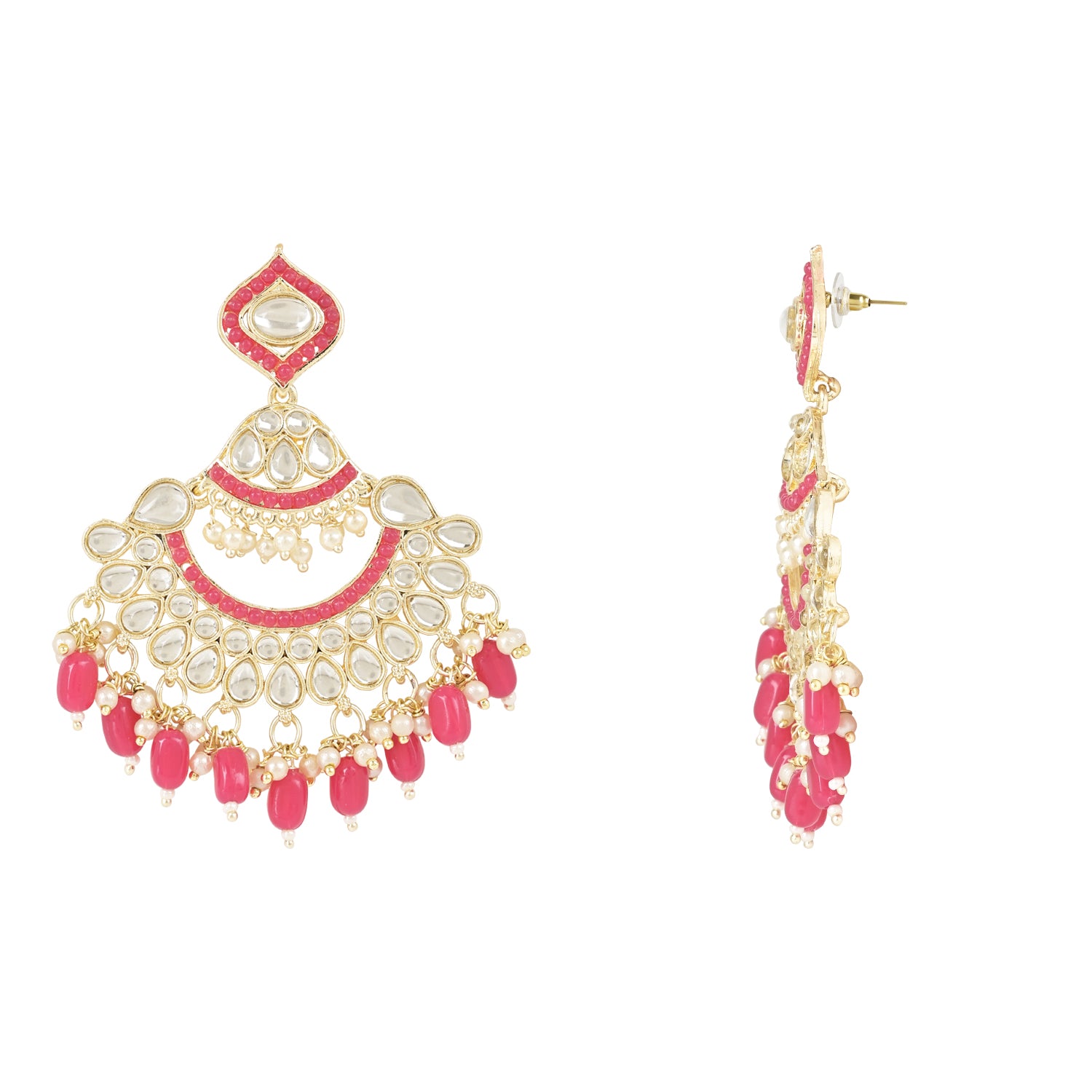 'Elina' Pink Earrings