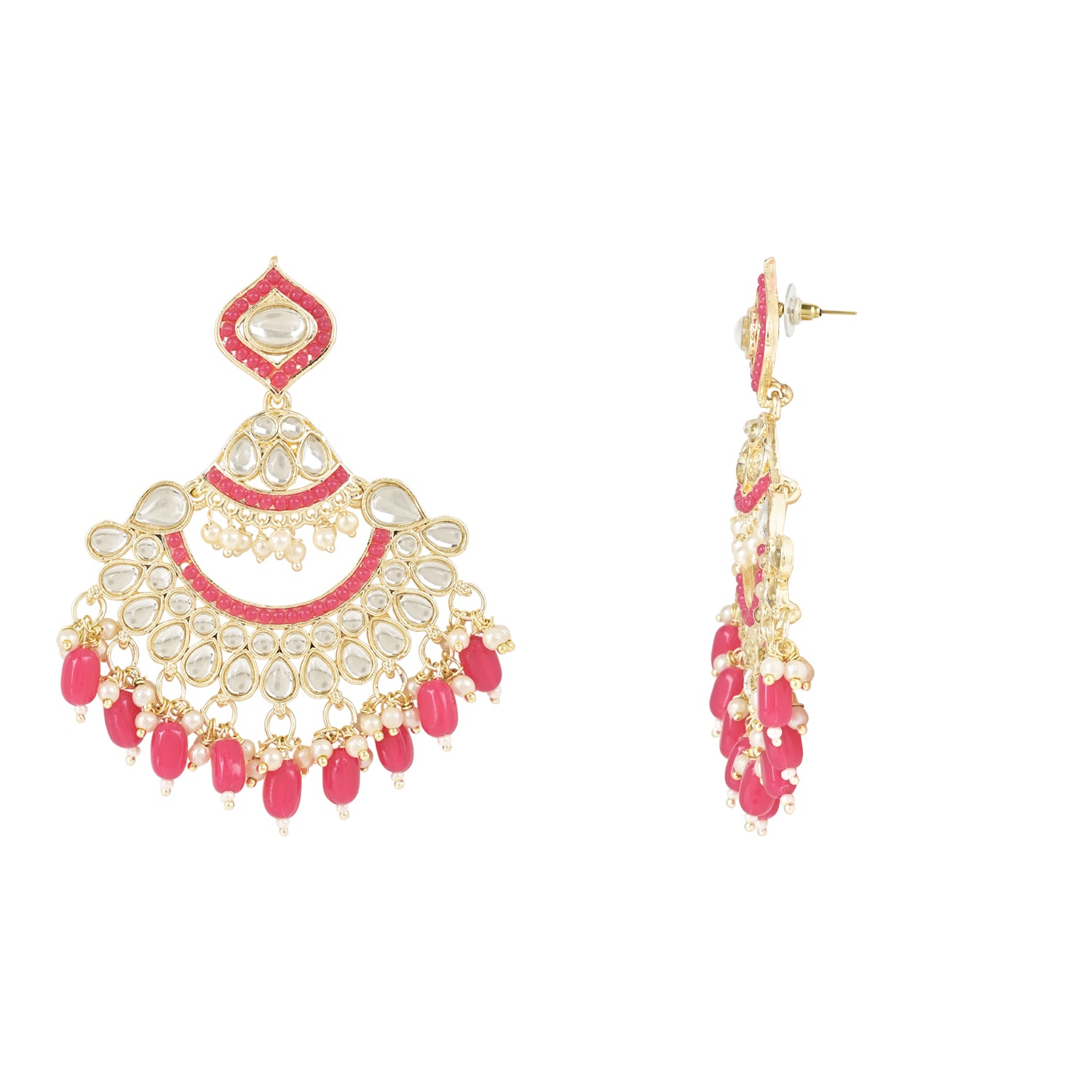 'Elina' Pink Earrings