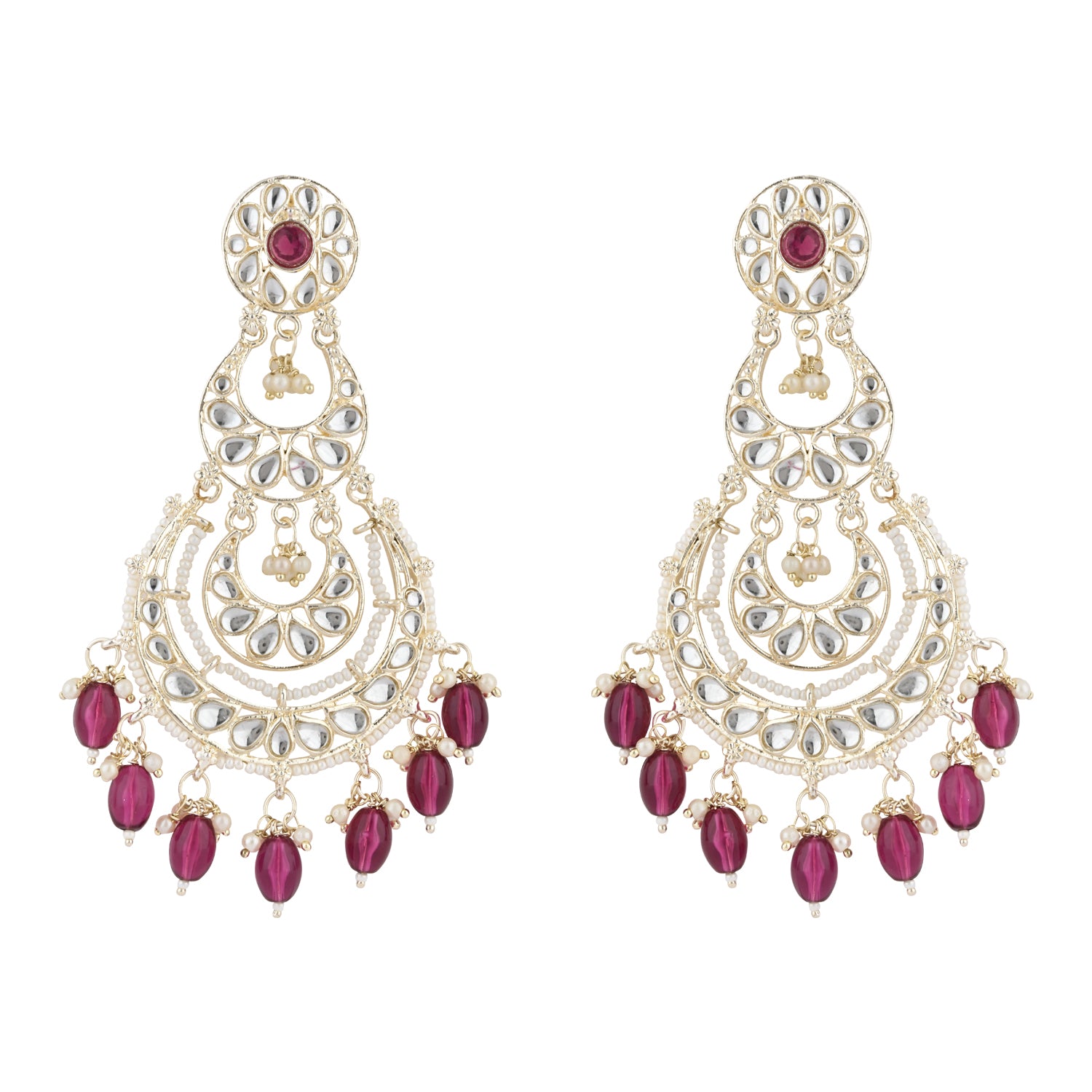 Rasha Wine Earrings