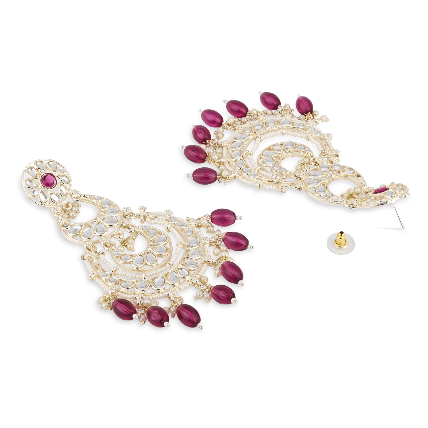 Rasha Wine Earrings