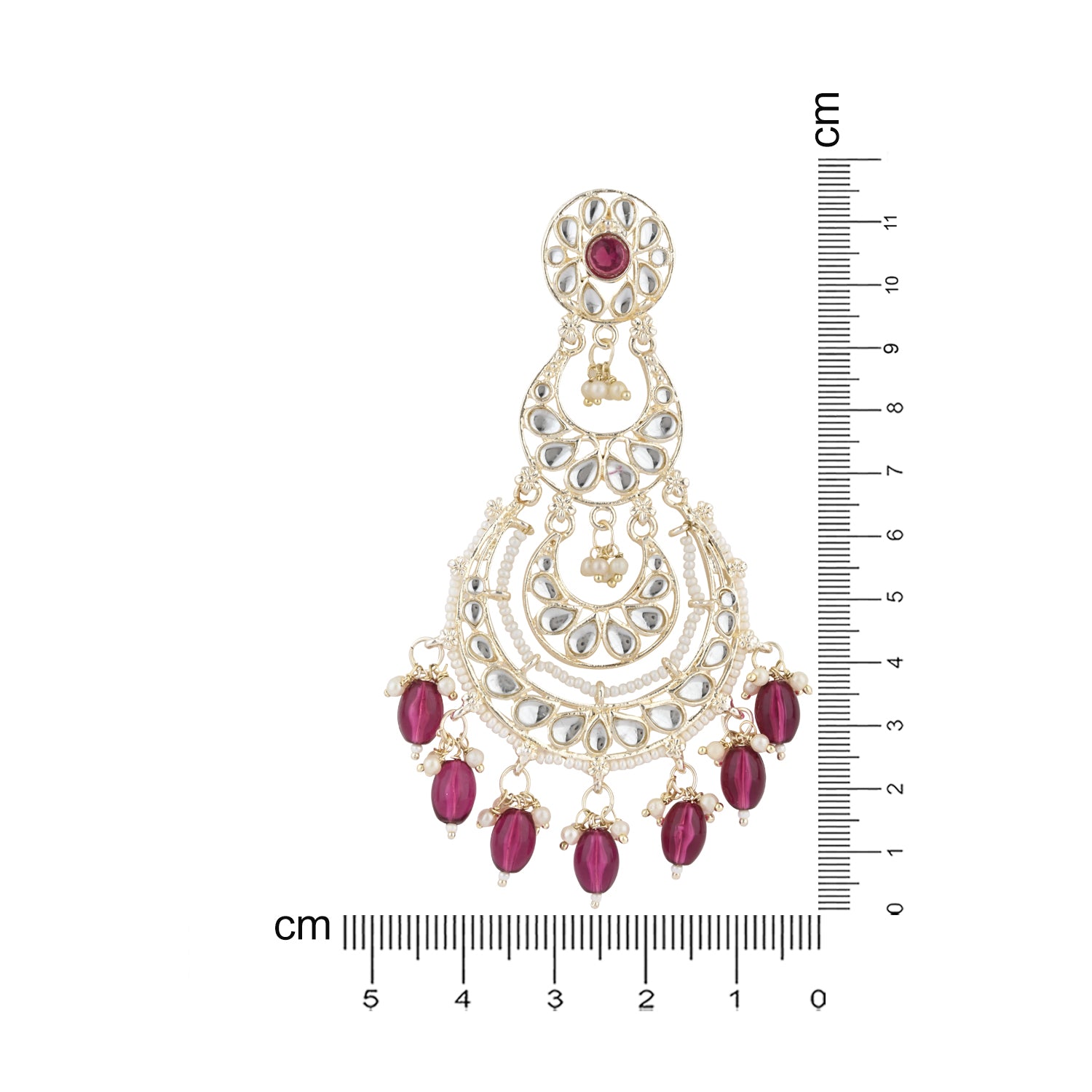 Rasha Wine Earrings