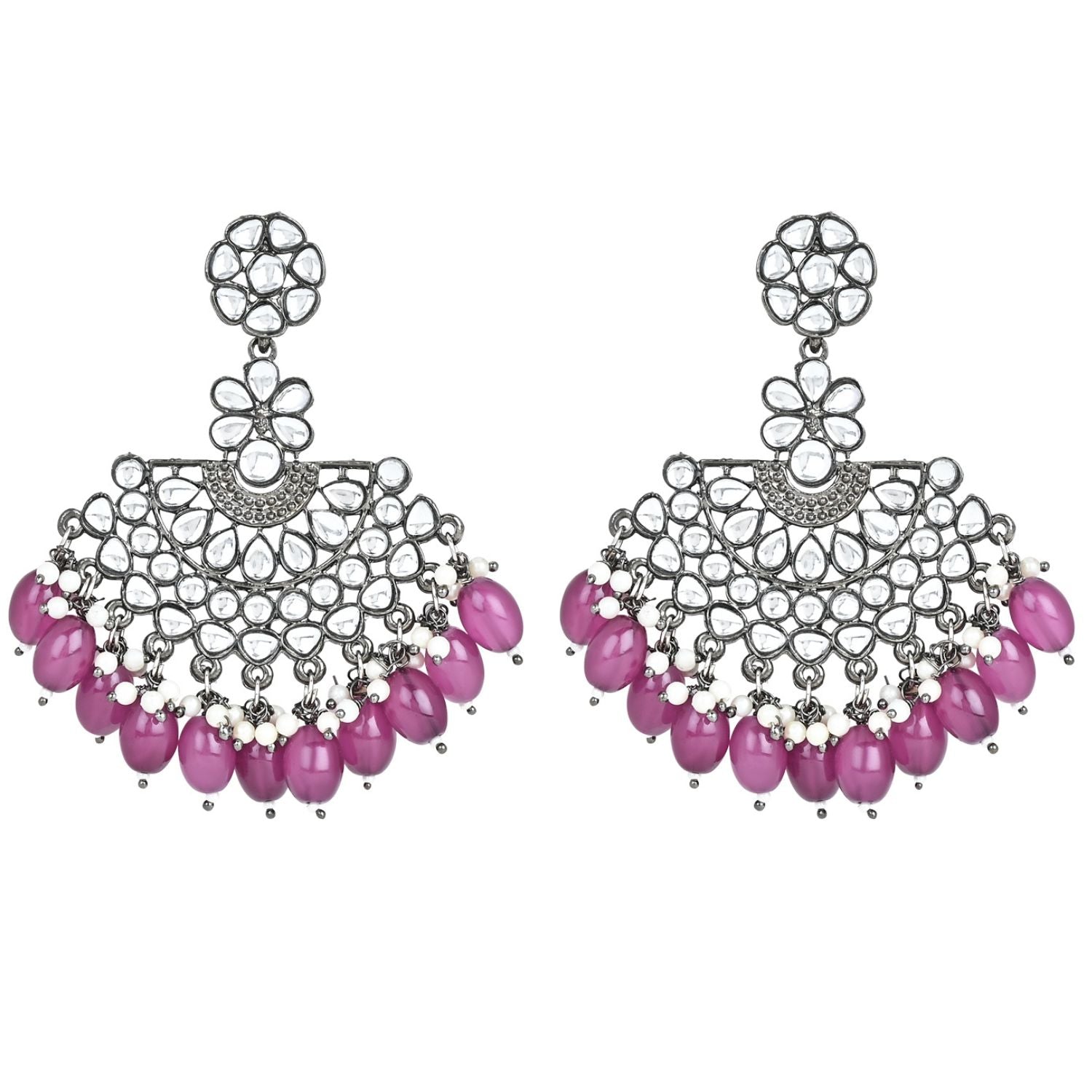 Aasma Wine Earrings