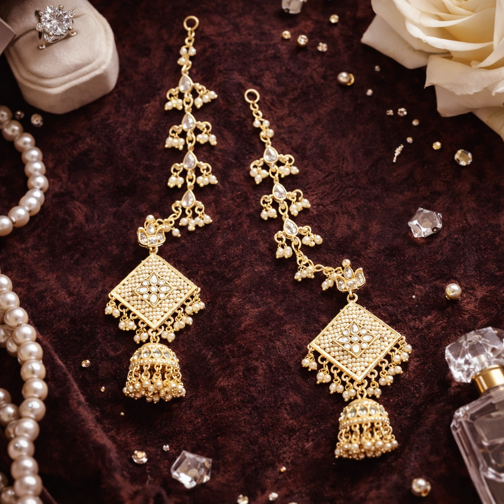 Amaya White Earrings