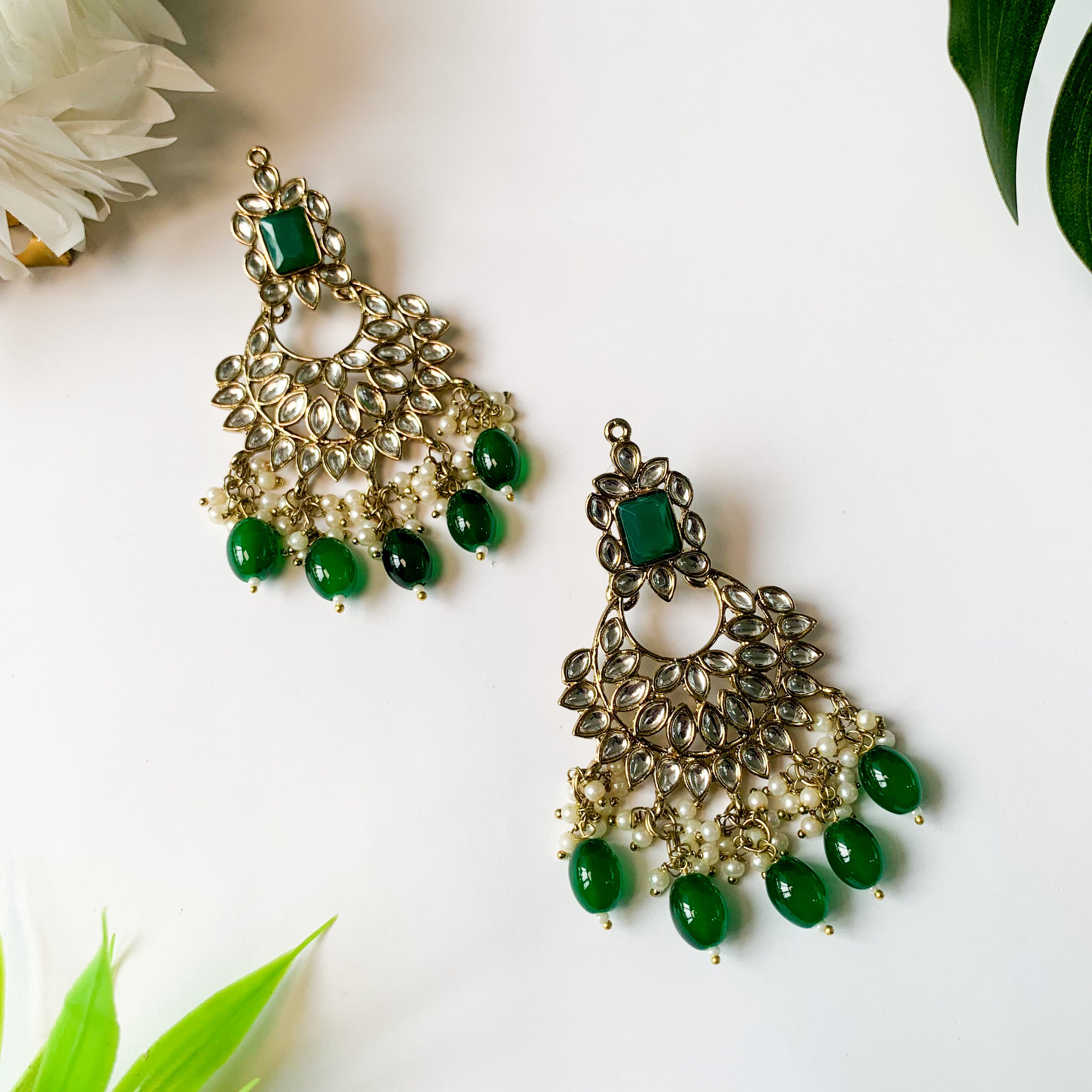 Aisha Green Earrings