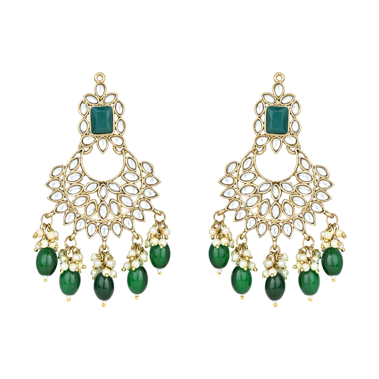 Aisha Green Earrings