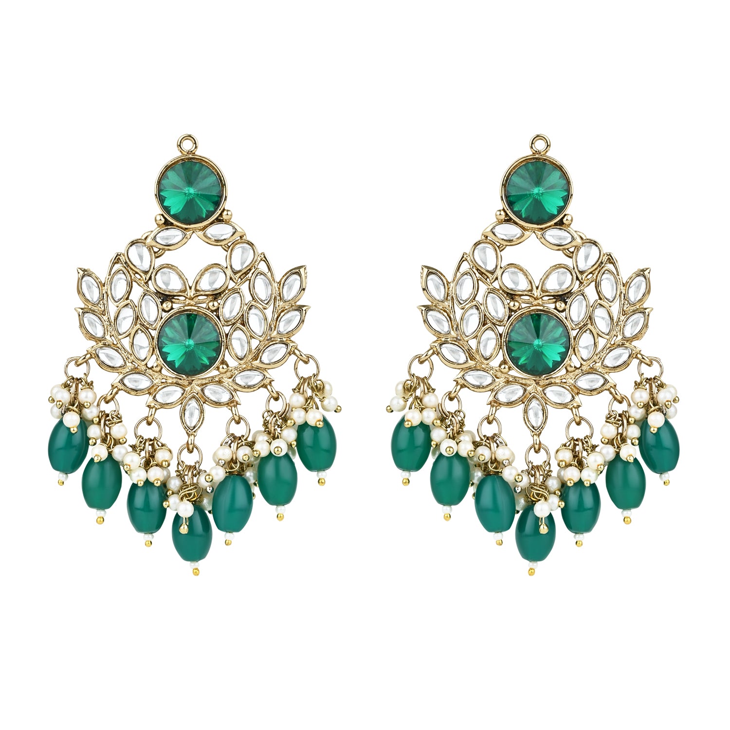 Samira Green Earrings