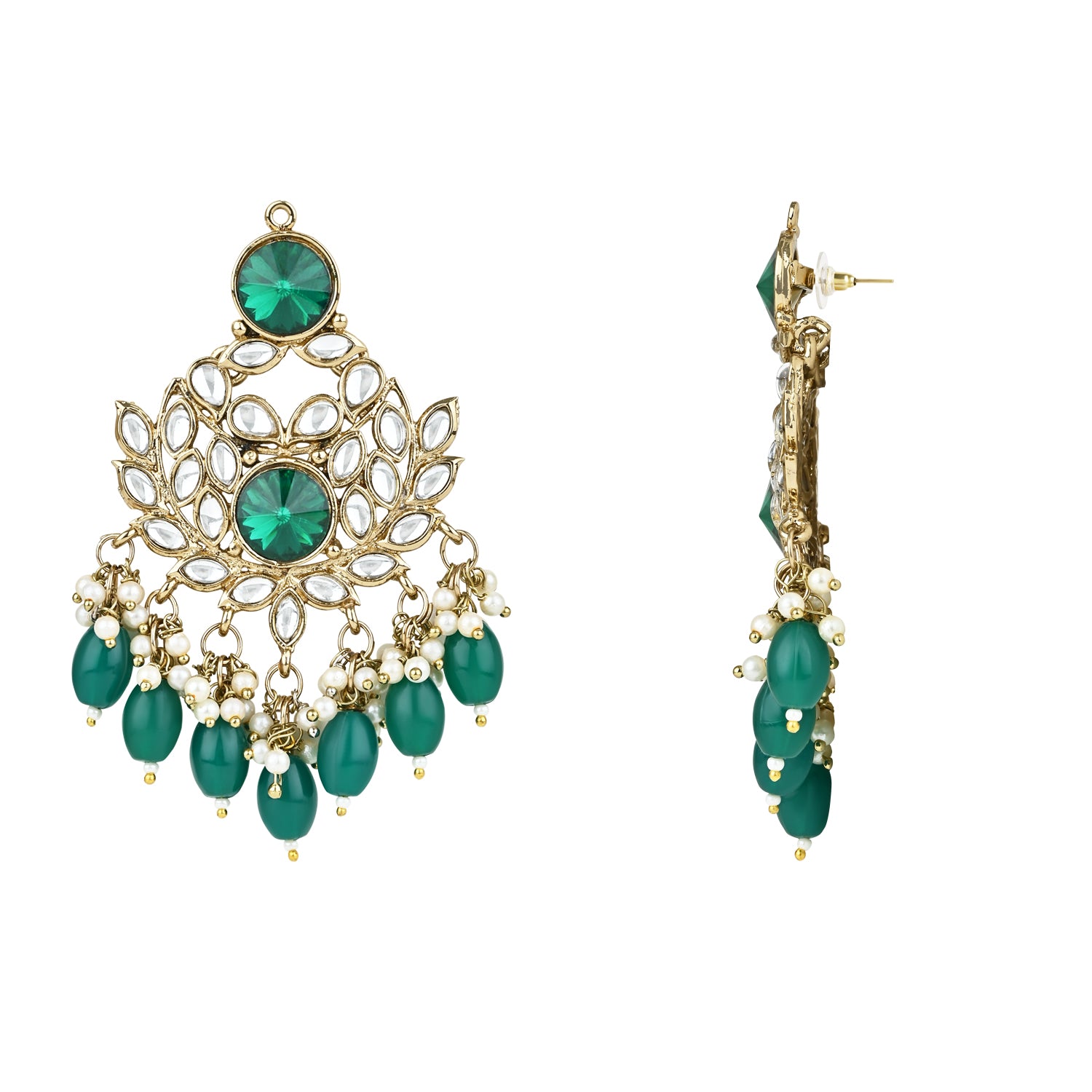 Samira Green Earrings