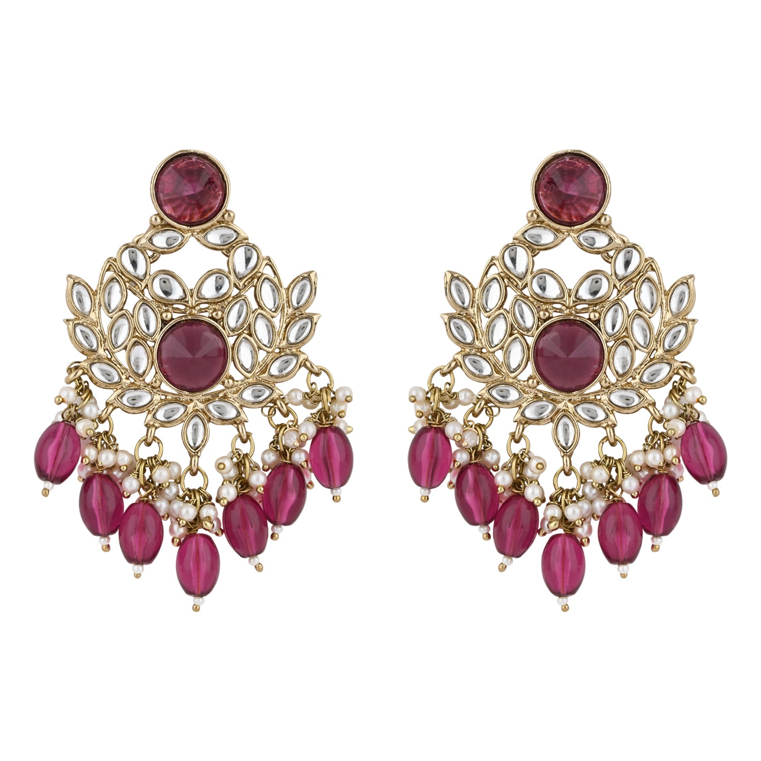 Samira Wine Earrings