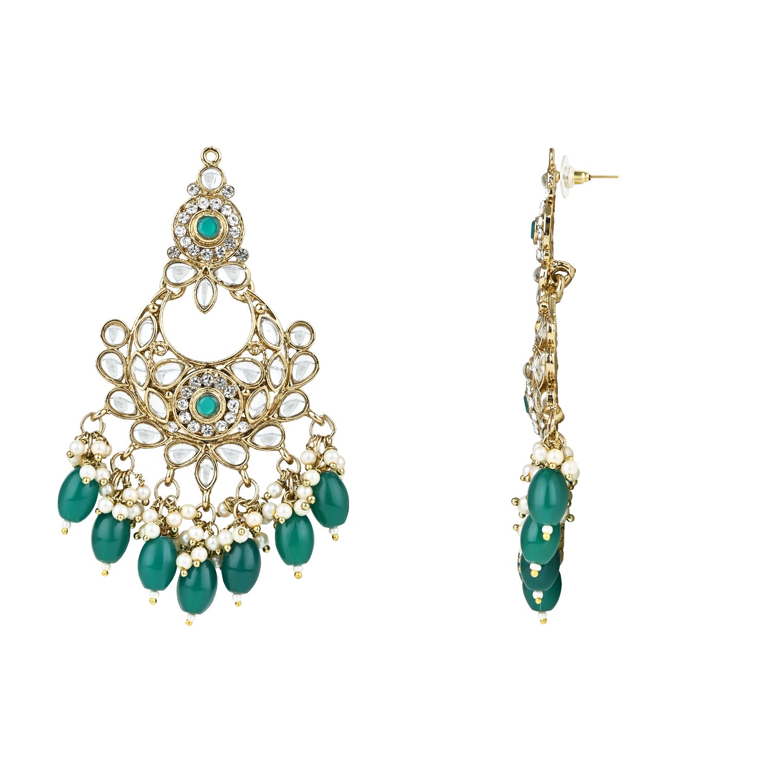 Safiya Green Earrings
