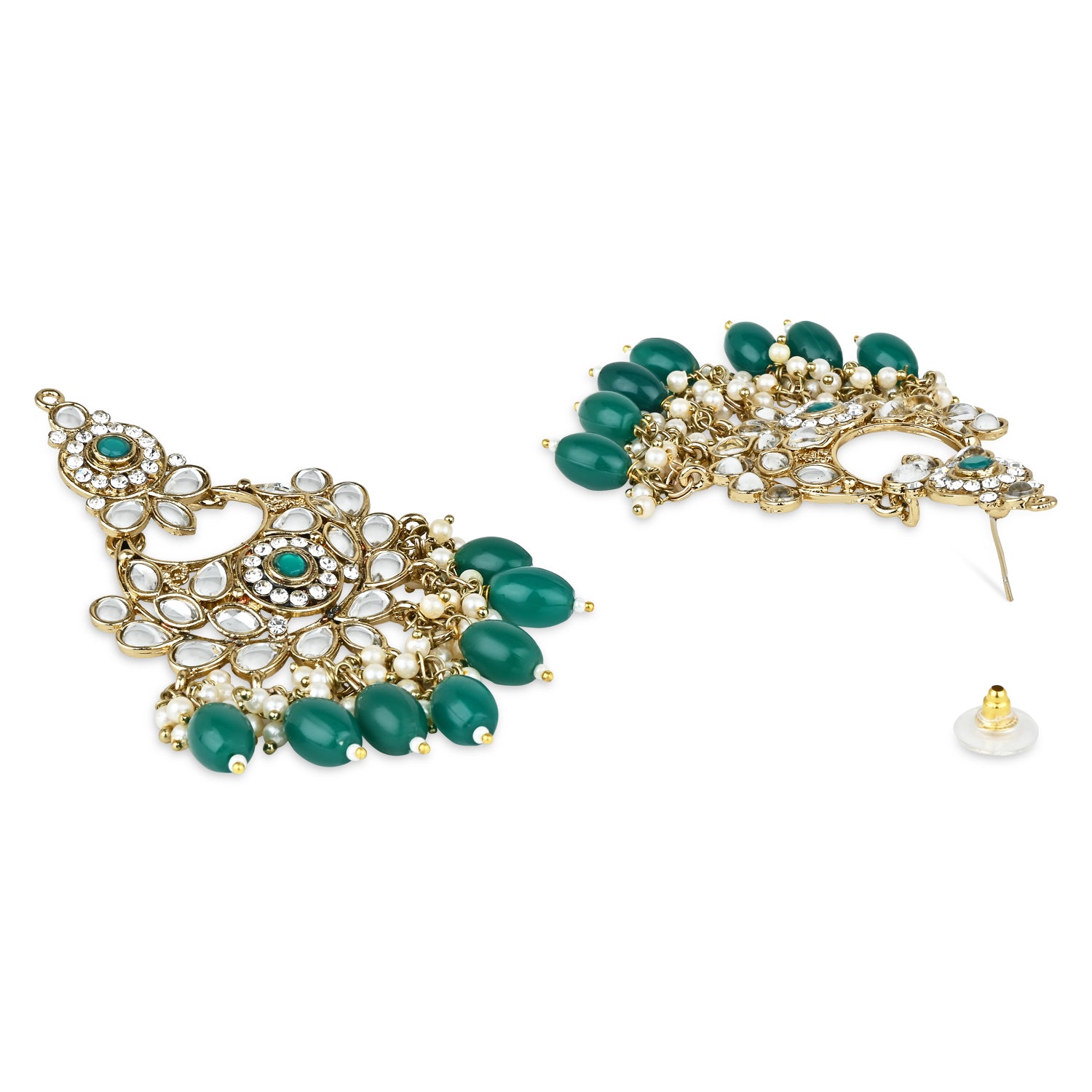 Safiya Green Earrings