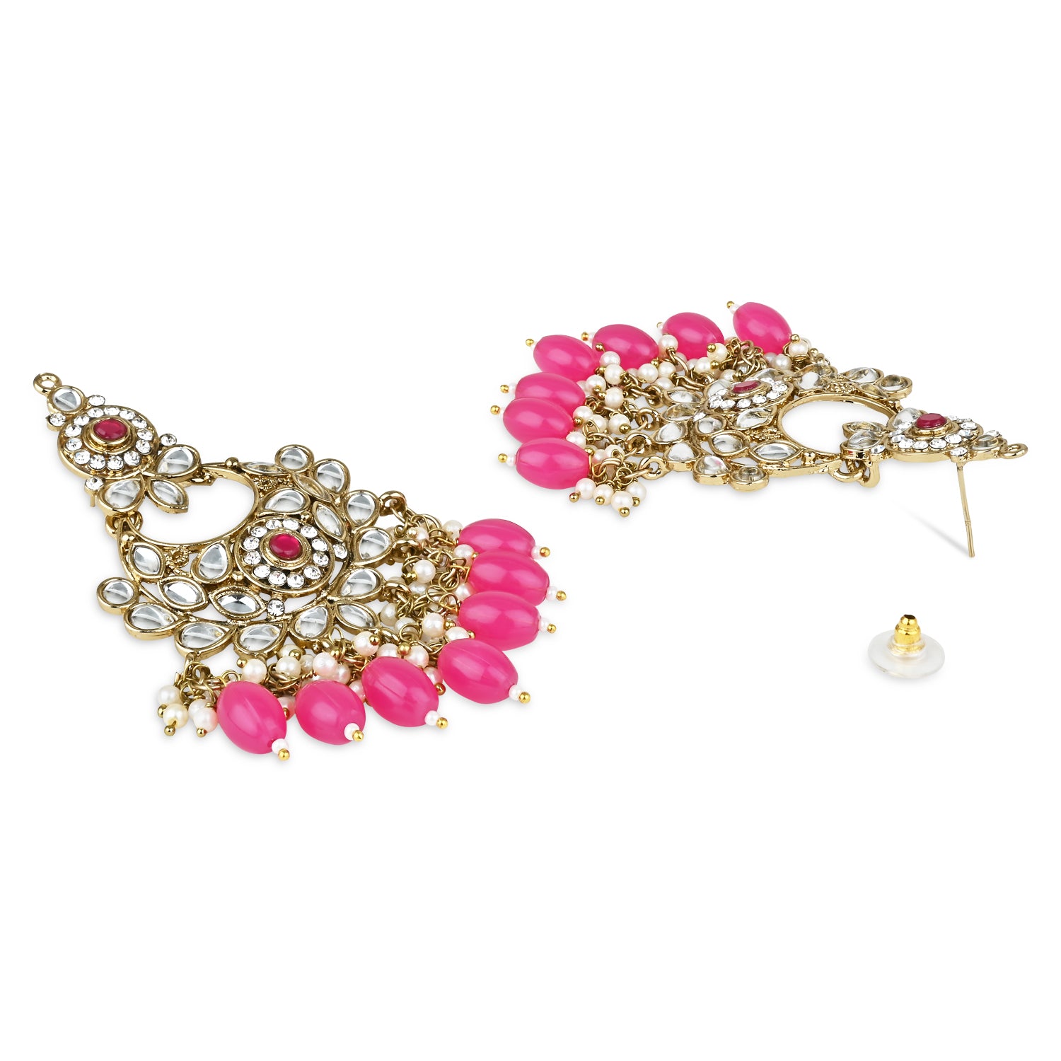 Safiya Rani Pink Earrings
