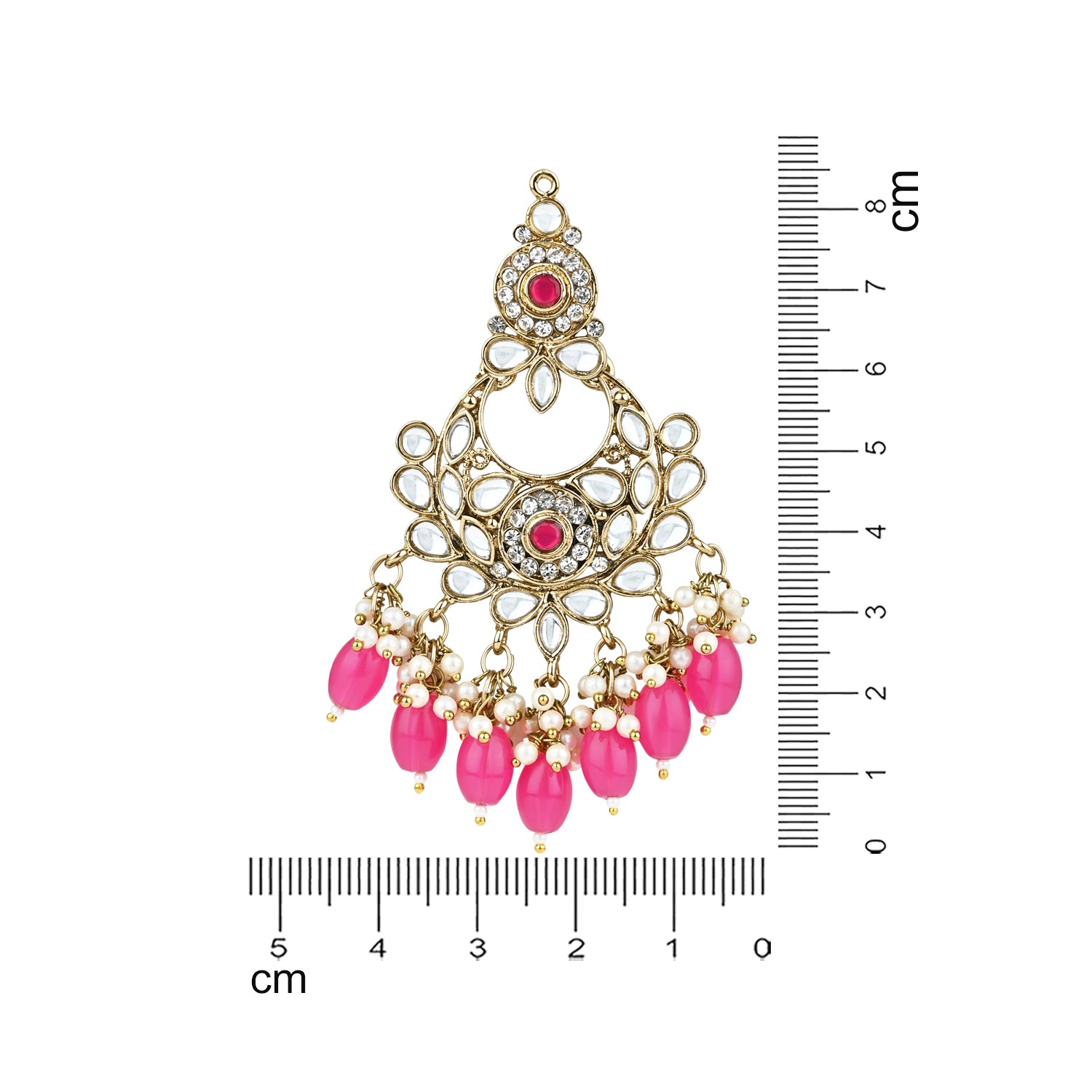 Safiya Rani Pink Earrings
