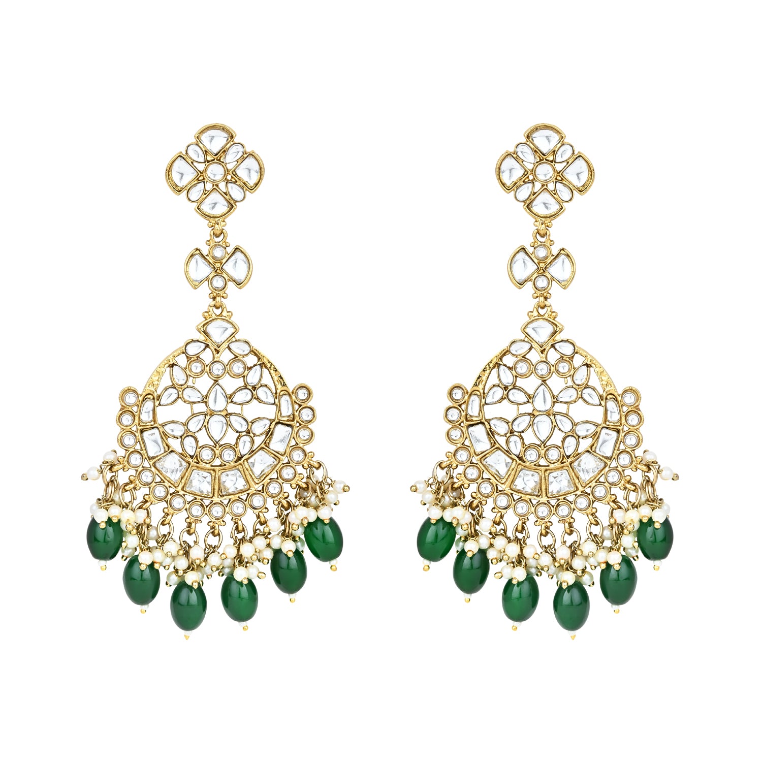 Laila Green Earrings