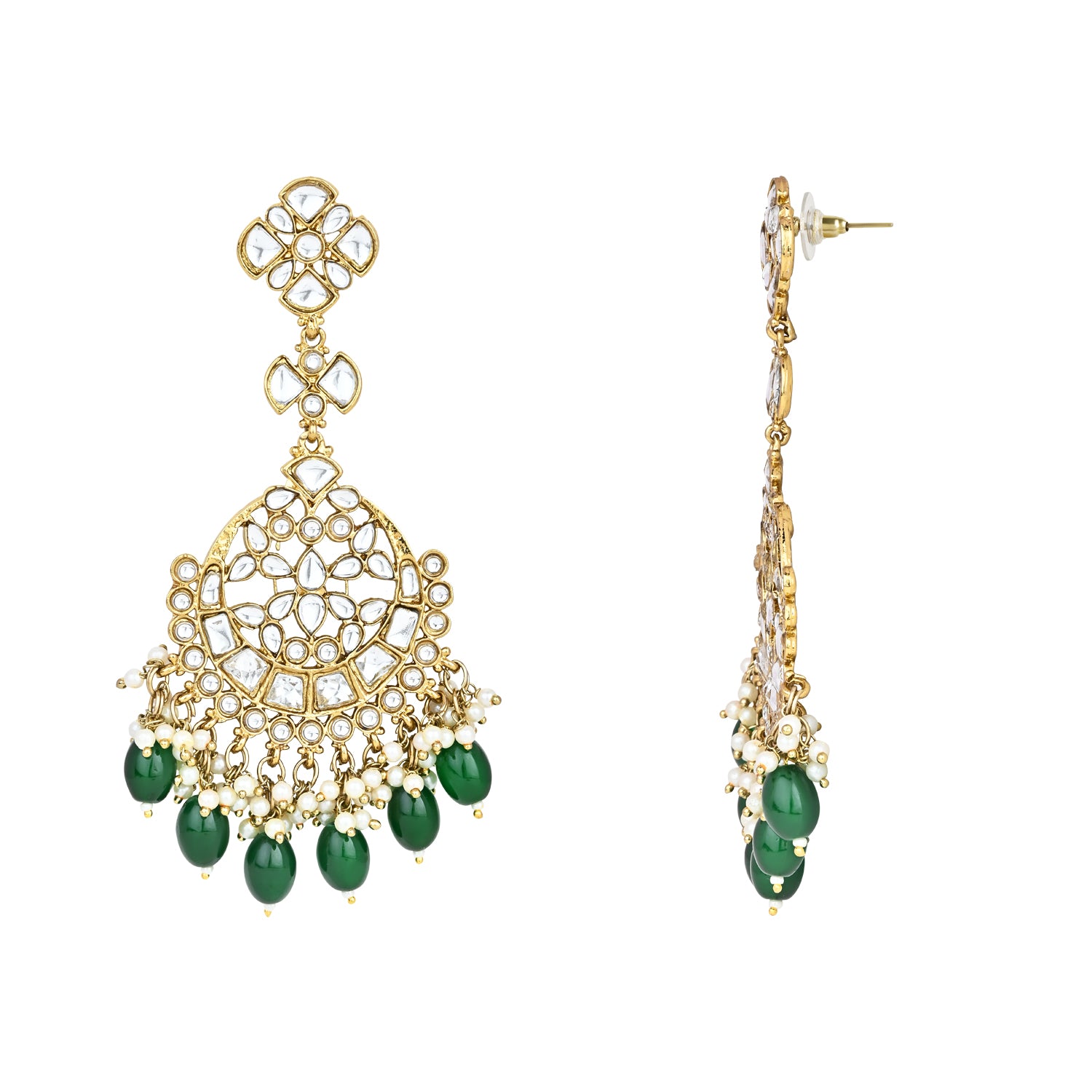 Laila Green Earrings