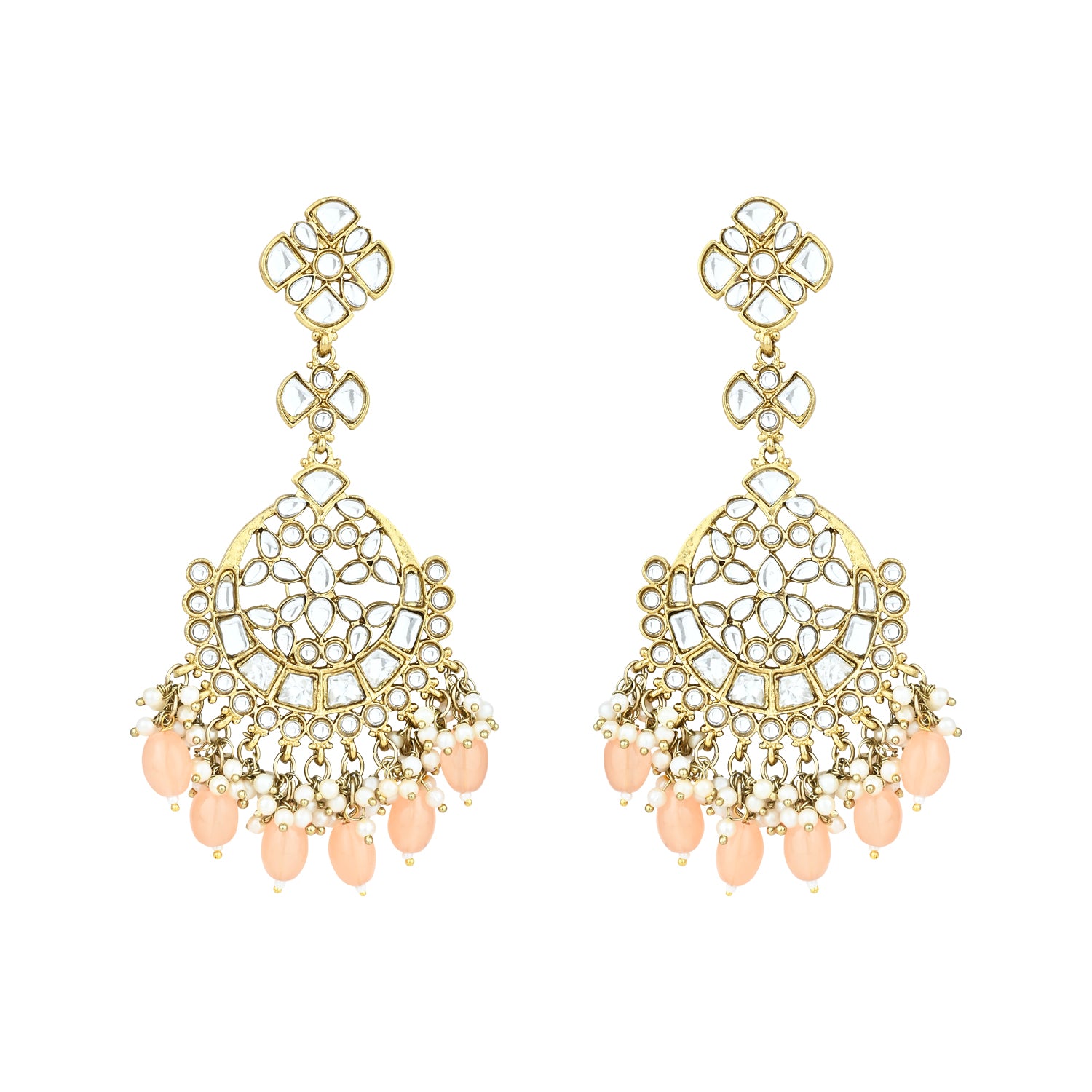 Laila Peach Earrings
