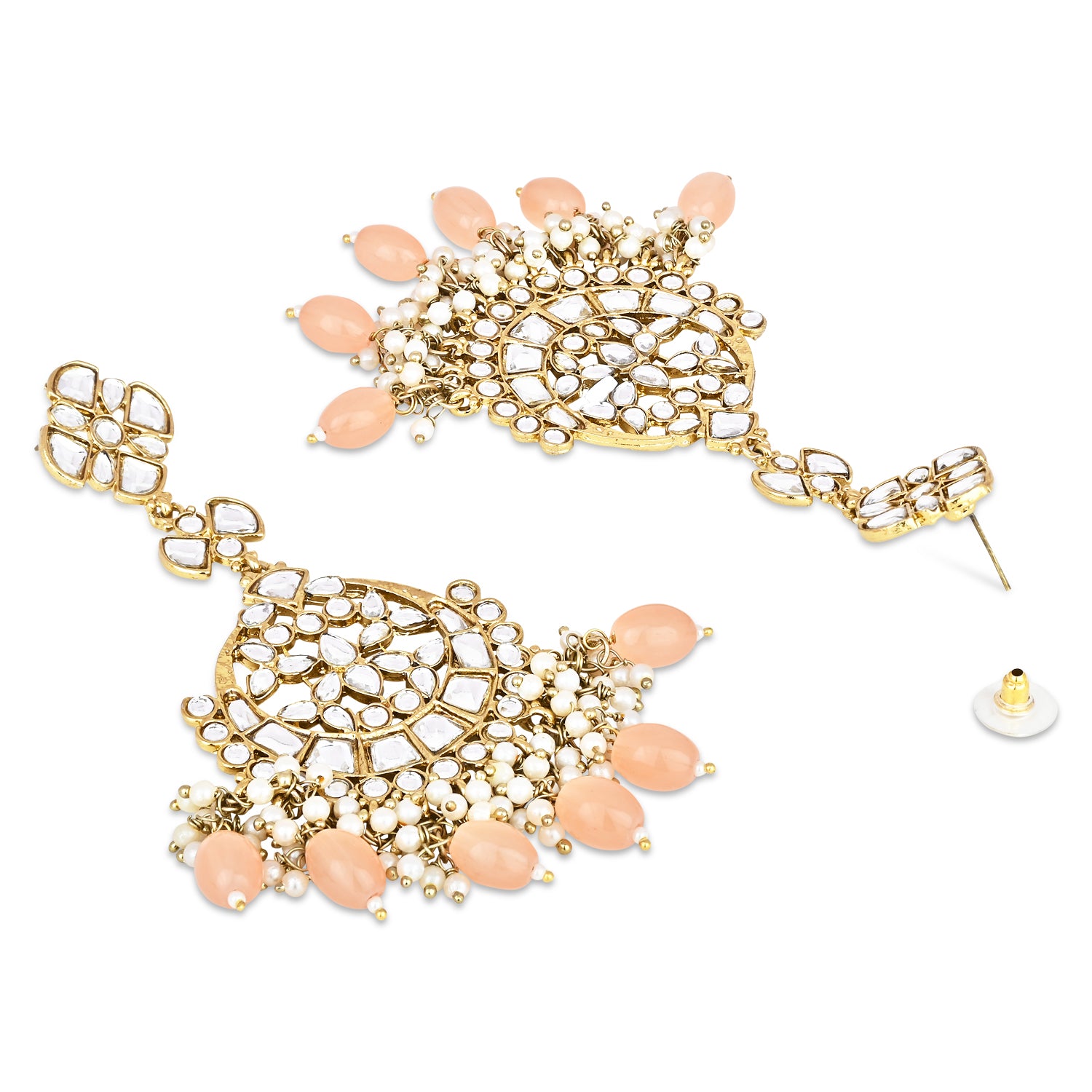 Laila Peach Earrings