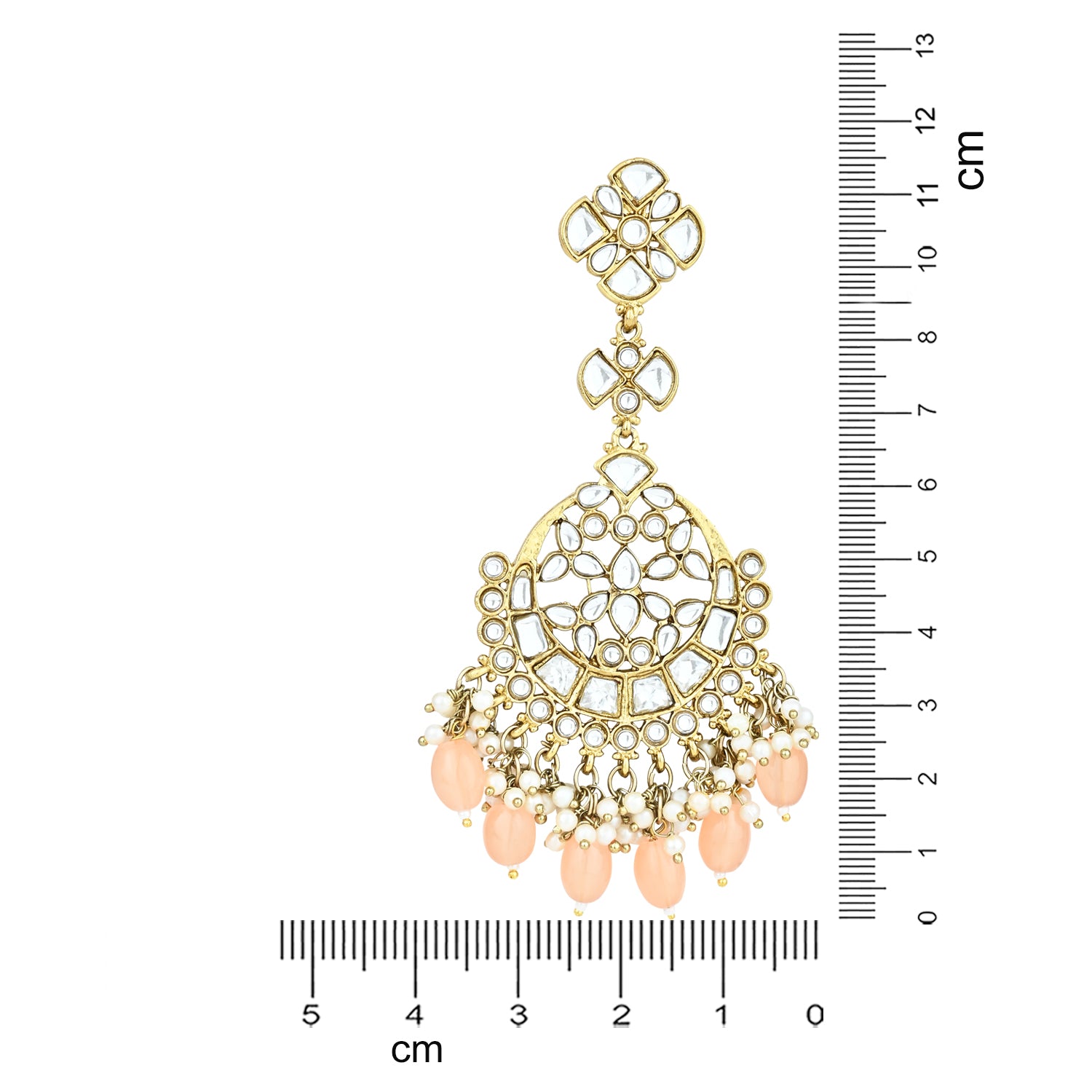 Laila Peach Earrings