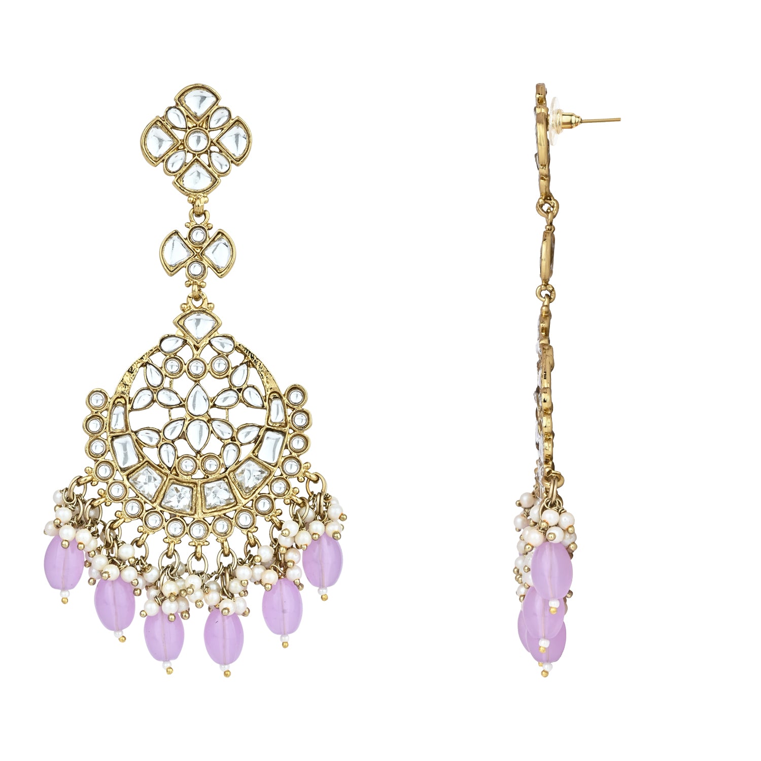 Laila Purple Earrings