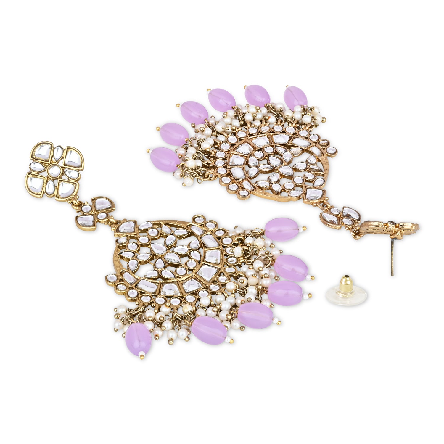 Laila Purple Earrings