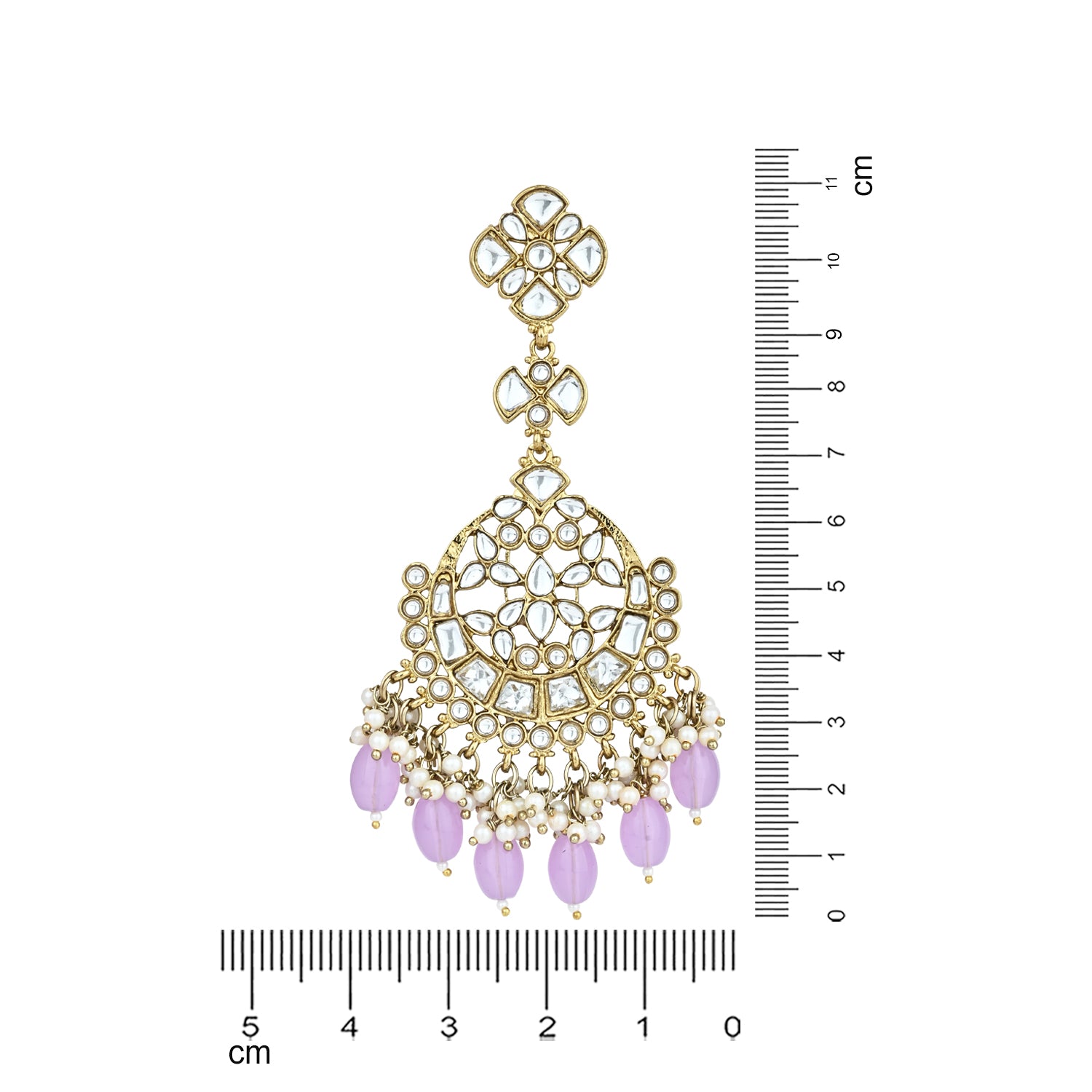 Laila Purple Earrings